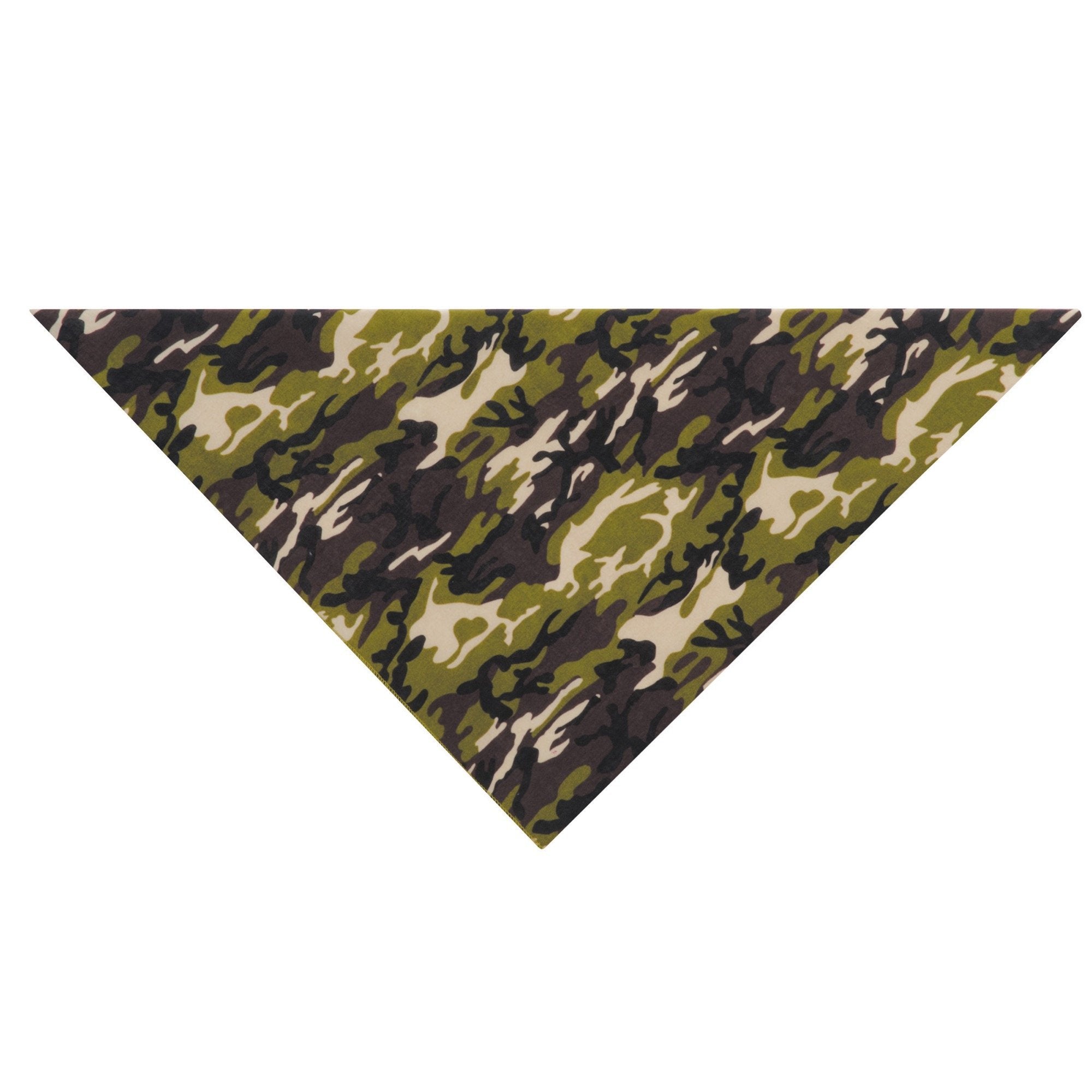 Aria Camouflage Dog Bandana, Green Camo
