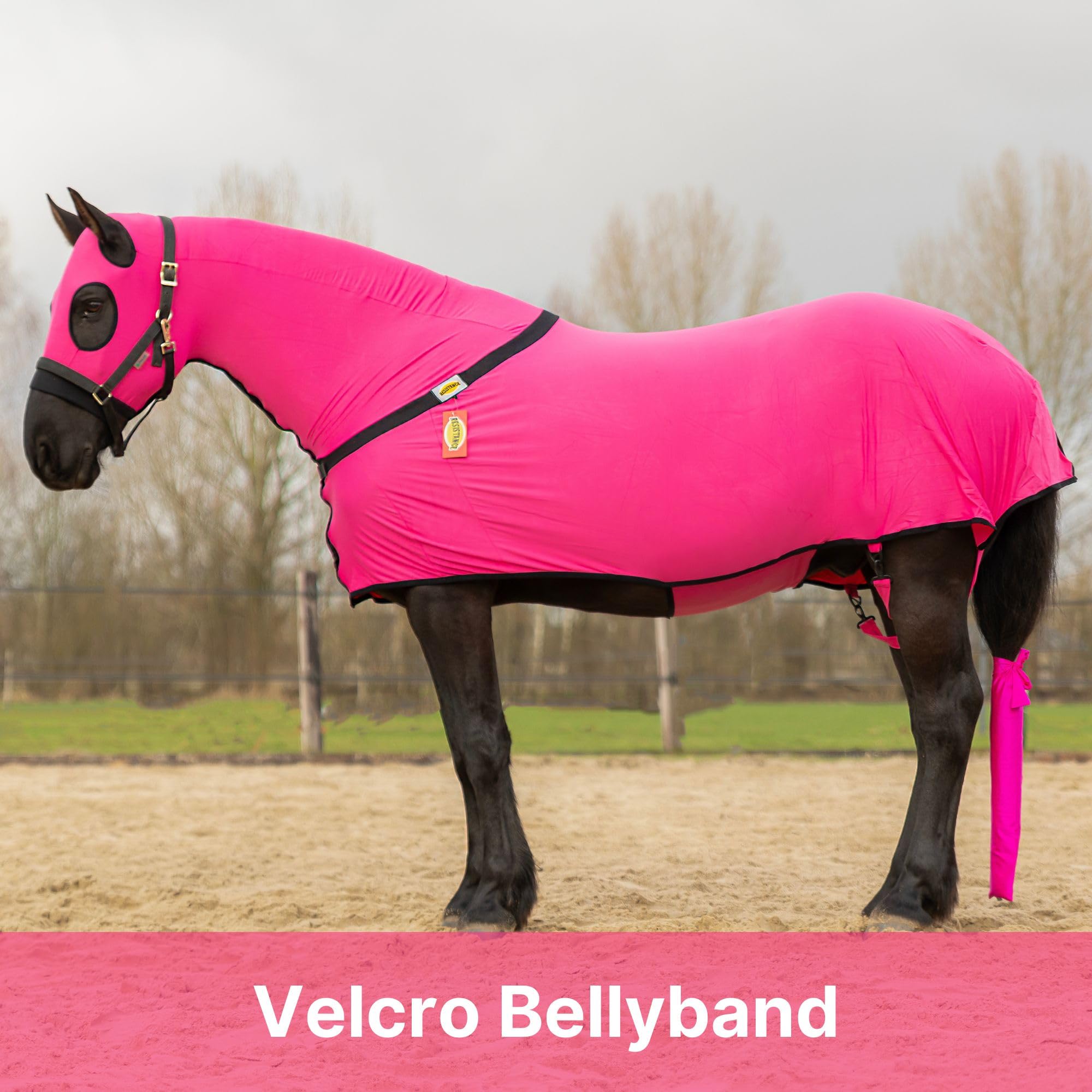 Resistance Full Body Slinky With Zipper Hood And Belly Wrap, Various Sizes And Colors