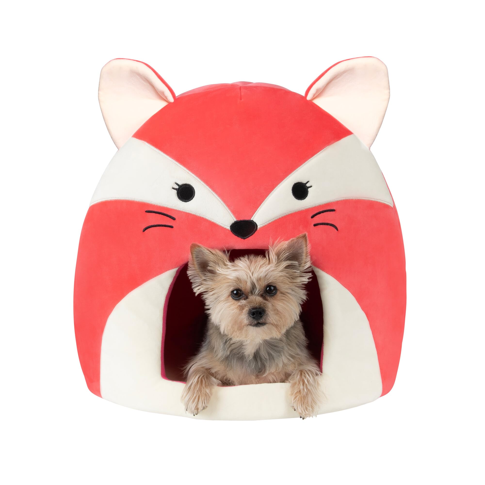 Squishmallows Original 16-Inch Fifi The Fox Pet Cave - Ultrasoft Official Jazwares Pet Bed For Dogs And Cats