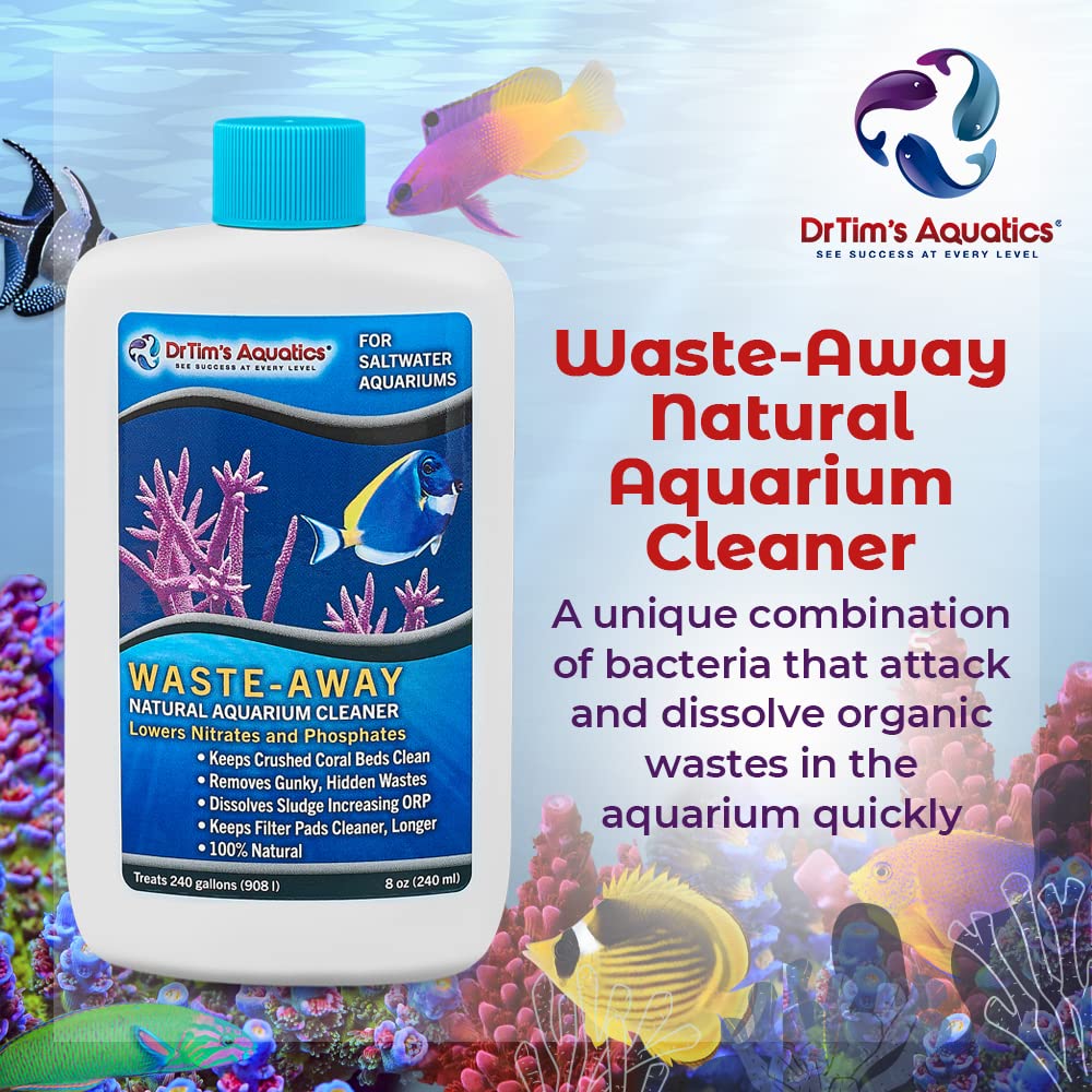 Dr. Tims Aquatics Waste-Away Saltwater 8 Oz