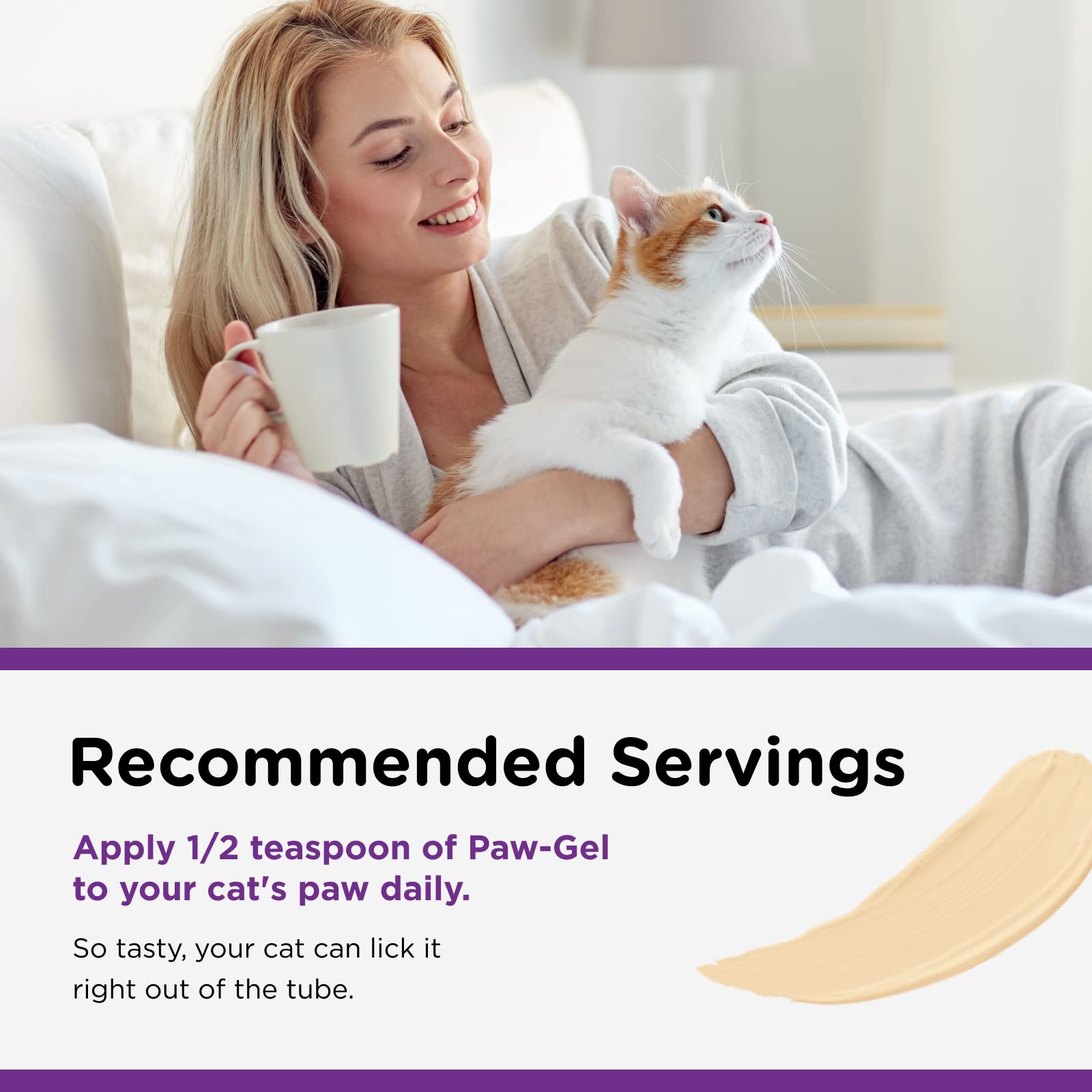 Nutri-Vet Uri-Ease Paw Gel for Cats, Salmon Flavor, 3 oz, Plastic, Model 99853-3
