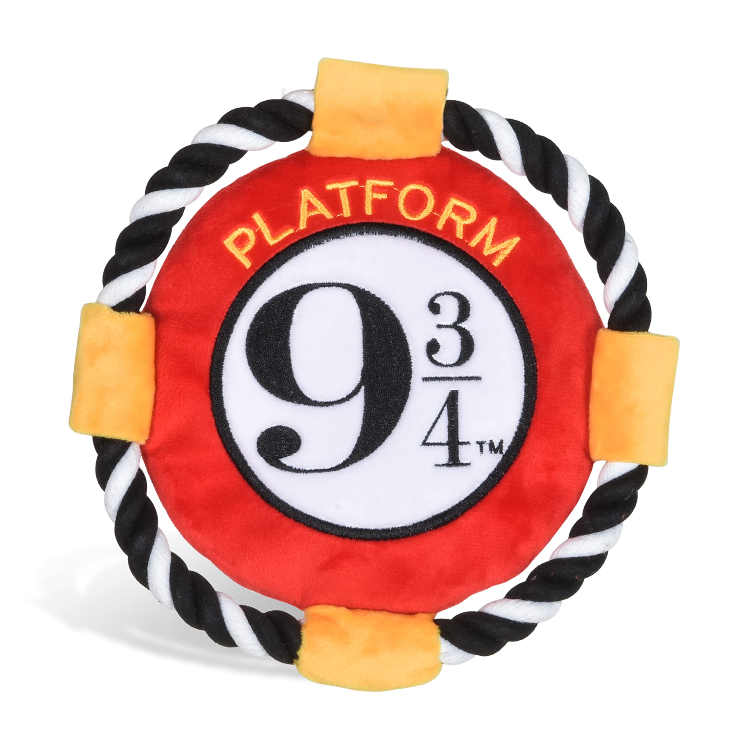 Harry Potter 9 3/4 Platform Frisbee Pet Toy | Frisbee for Dogs in Themed Design, Frisbee Dog Toy, Rope Dog Toy | Dog Toy Platfor