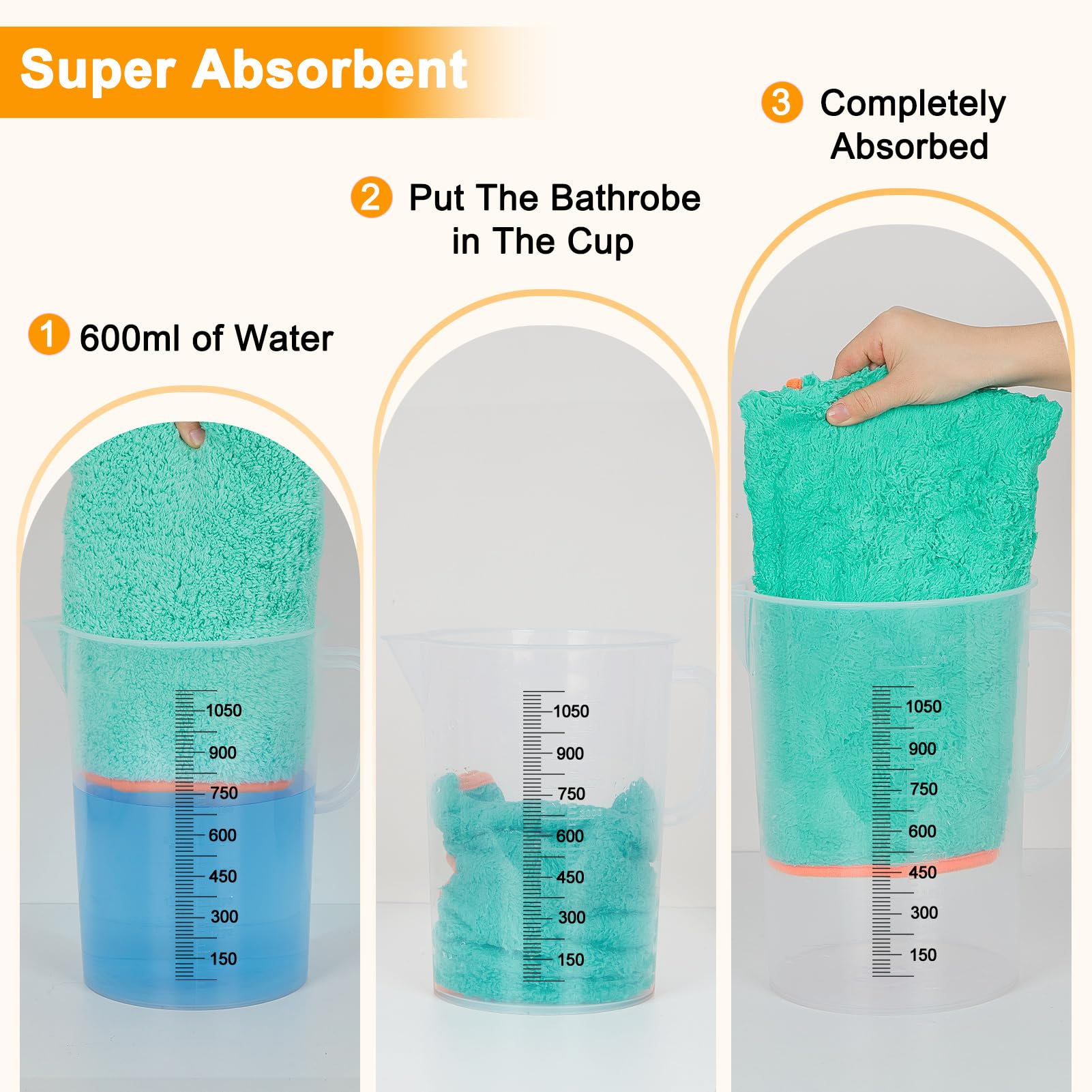 Dog Bathrobe Super Absorbent Dog Towels For Drying Dogs Large Quick Drying Puppy Robes For After Bath Soft Puppy Towel Adjustabl