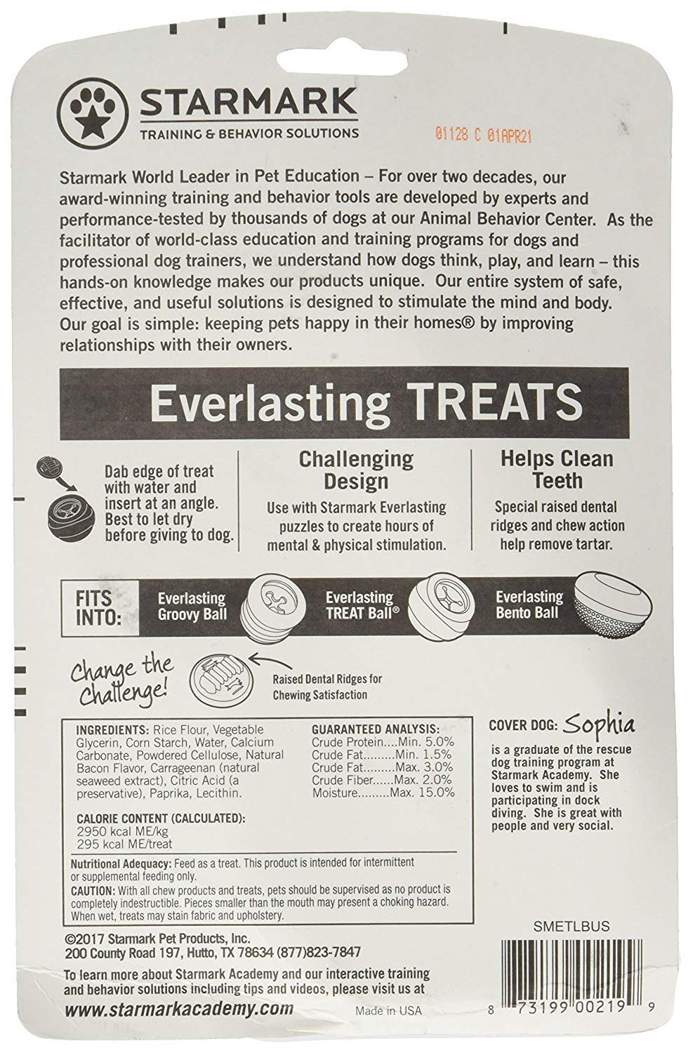 StarMark (3 Pack Star Mark Everlasting Bacon Dog Dental Chews, Large