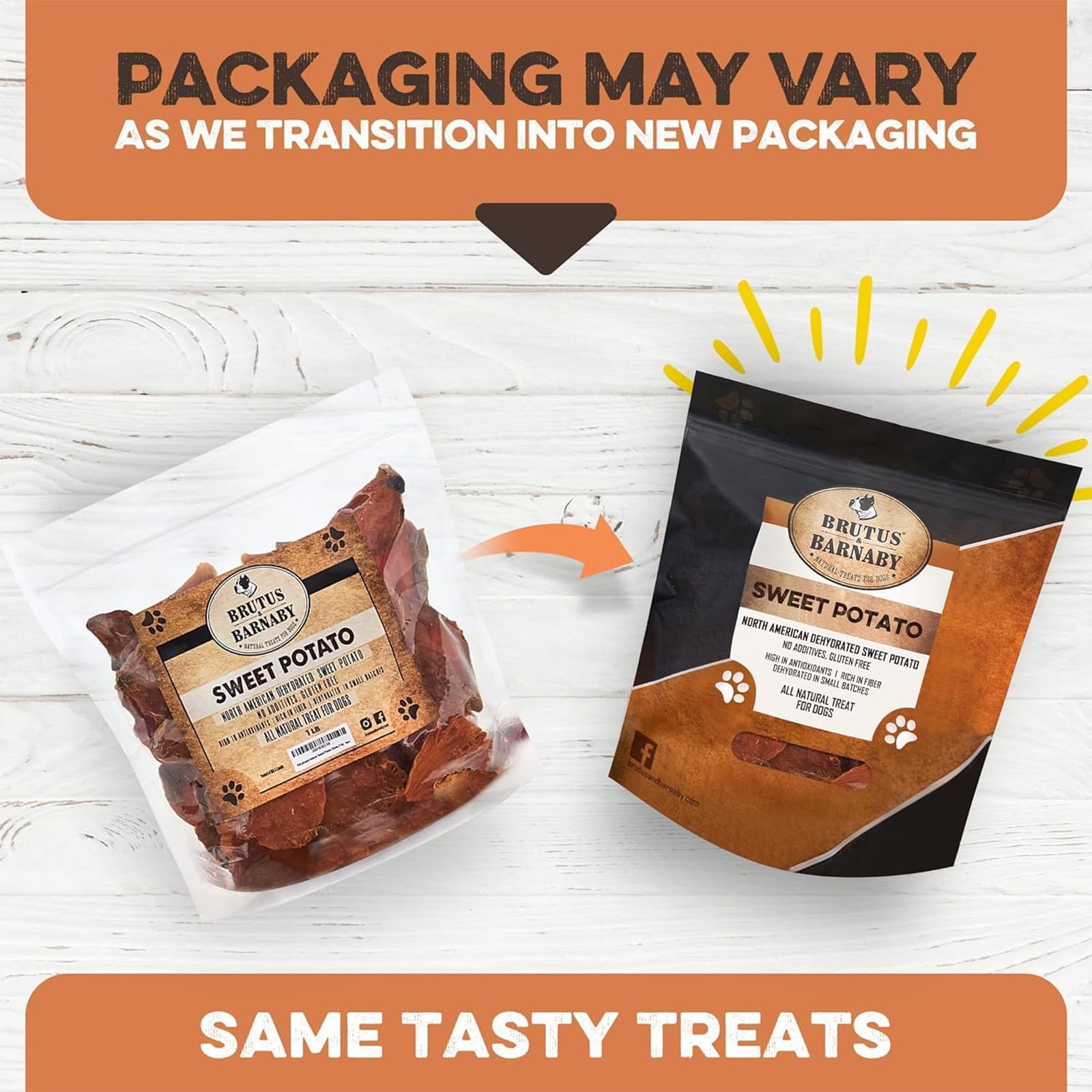 Sweet Potato Slices For Dogs - Single Ingredient Grain Free Dog Treats, Best High Anti-Oxidant Healthy 100% Natural Thick Cut Dr
