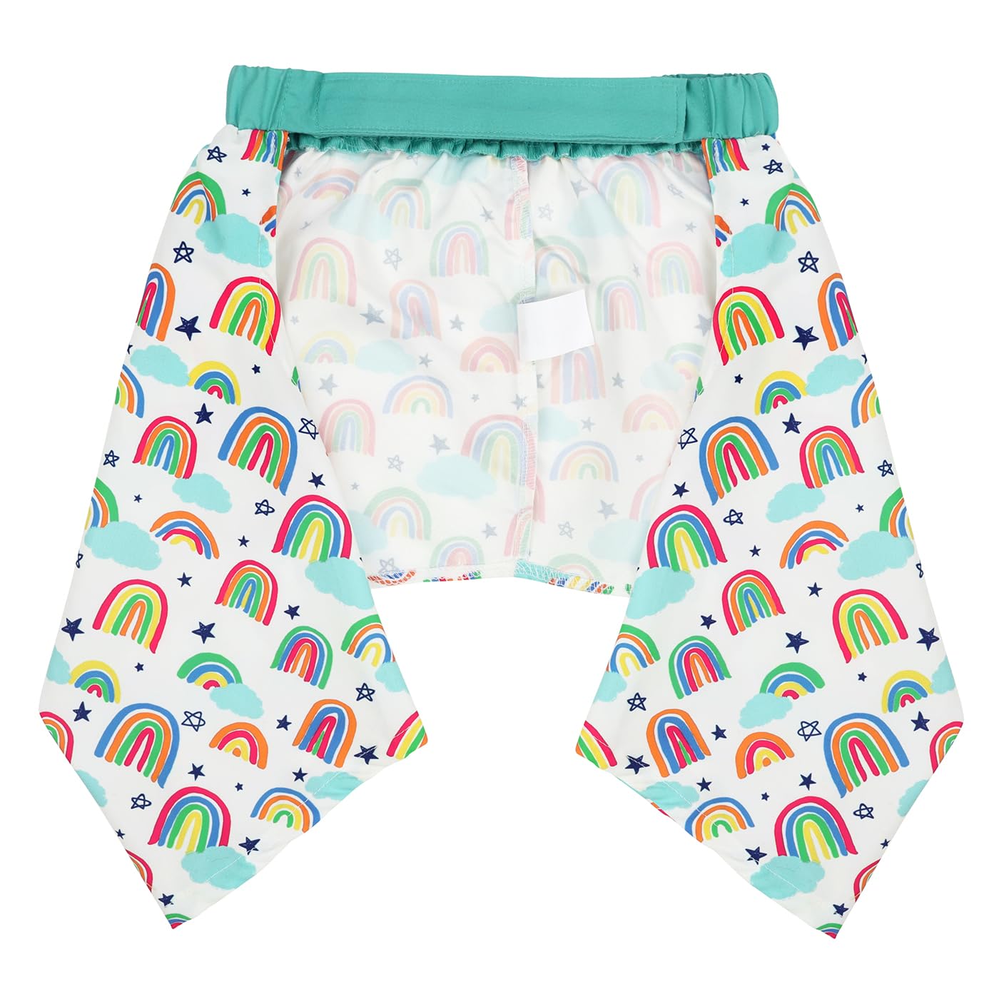 Hde Dog Swim Trunks Hawaiian Board Shorts Beach Pool Swimsuit For Xs To Xxl Dogs Rainbows - Xl