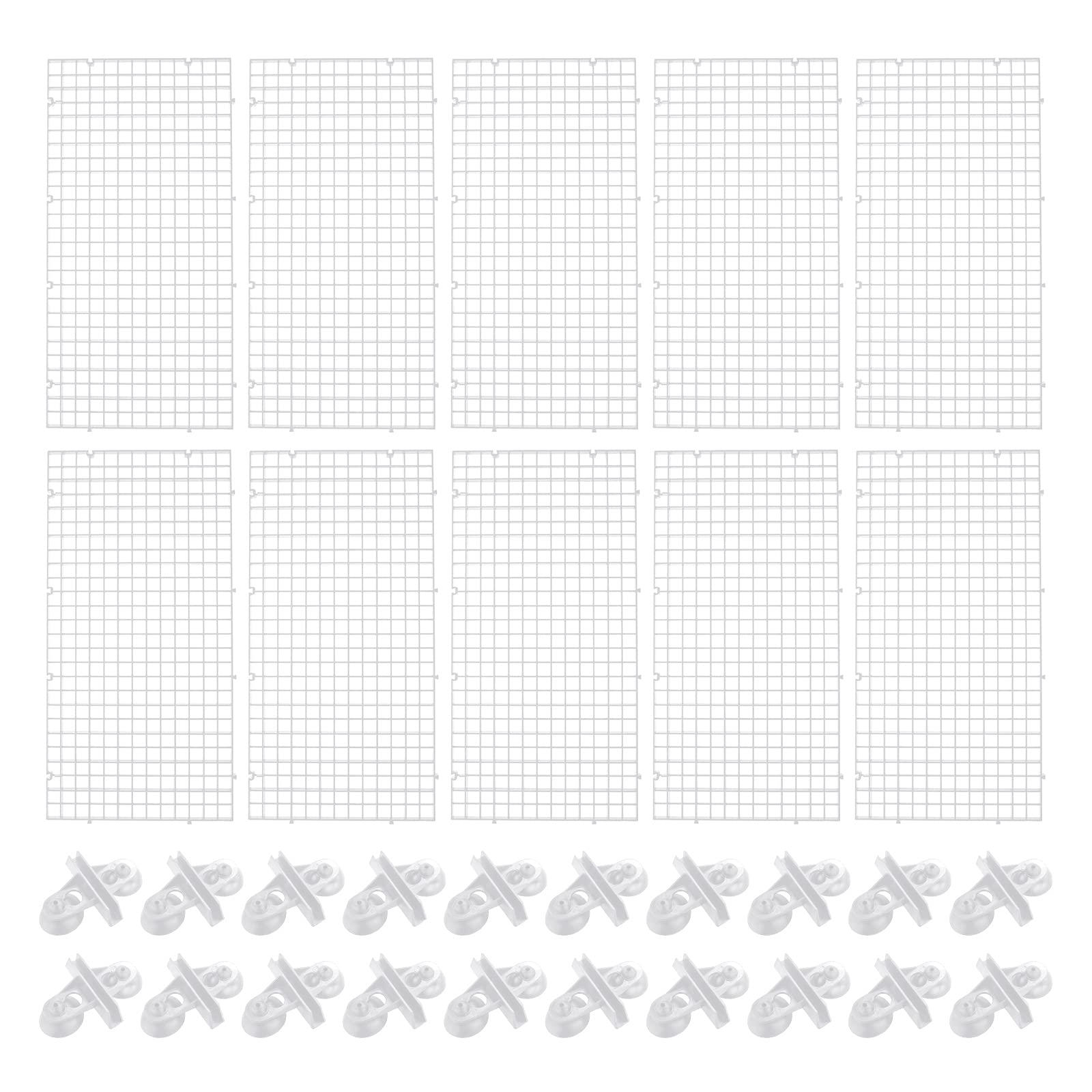Create idea 10pcs Aquarium Divider Isolation Board Partition Pane Separator Tansparent Mixed Breeding to Keep Different Fish fro