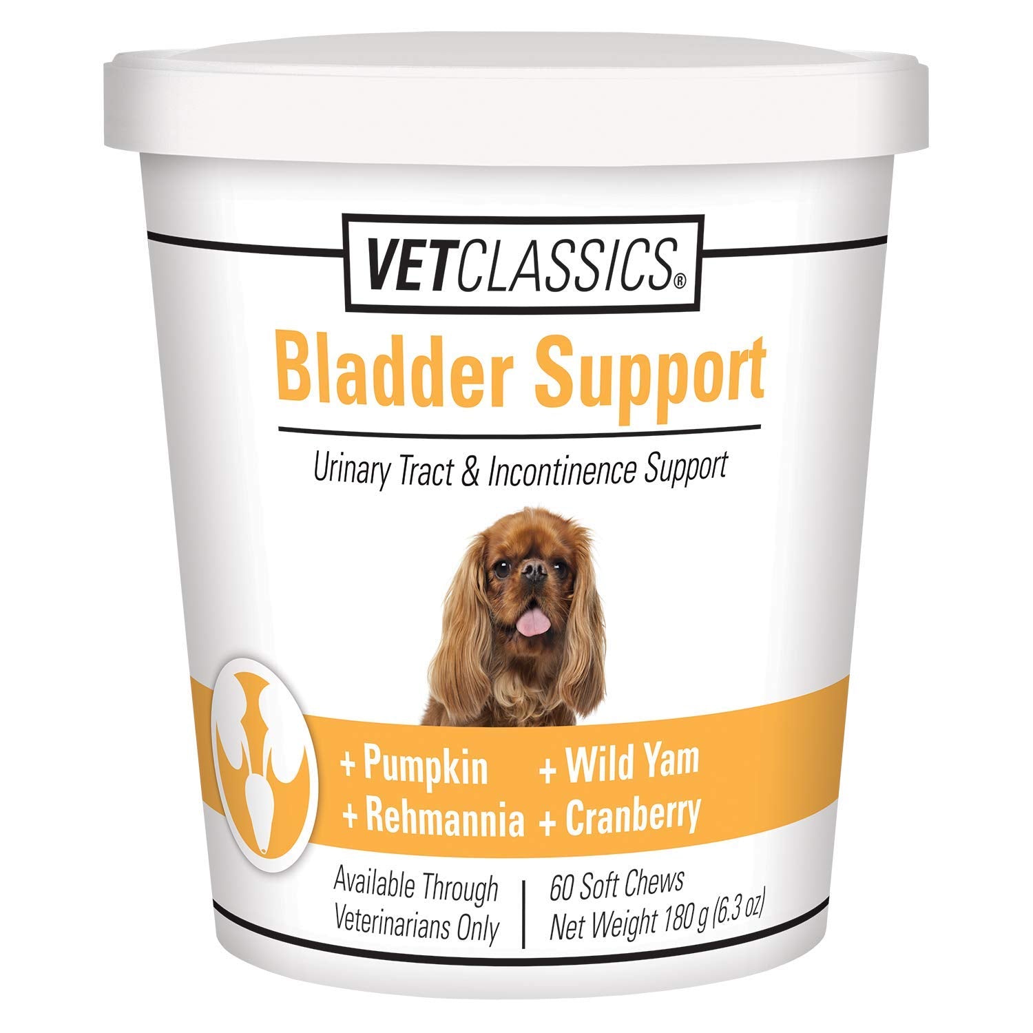 Vet Classics Bladder Support Urinary Tract & Incontinence Dog Supplement - Maintains Bladder Health for Dogs, Helps With Pet Inc
