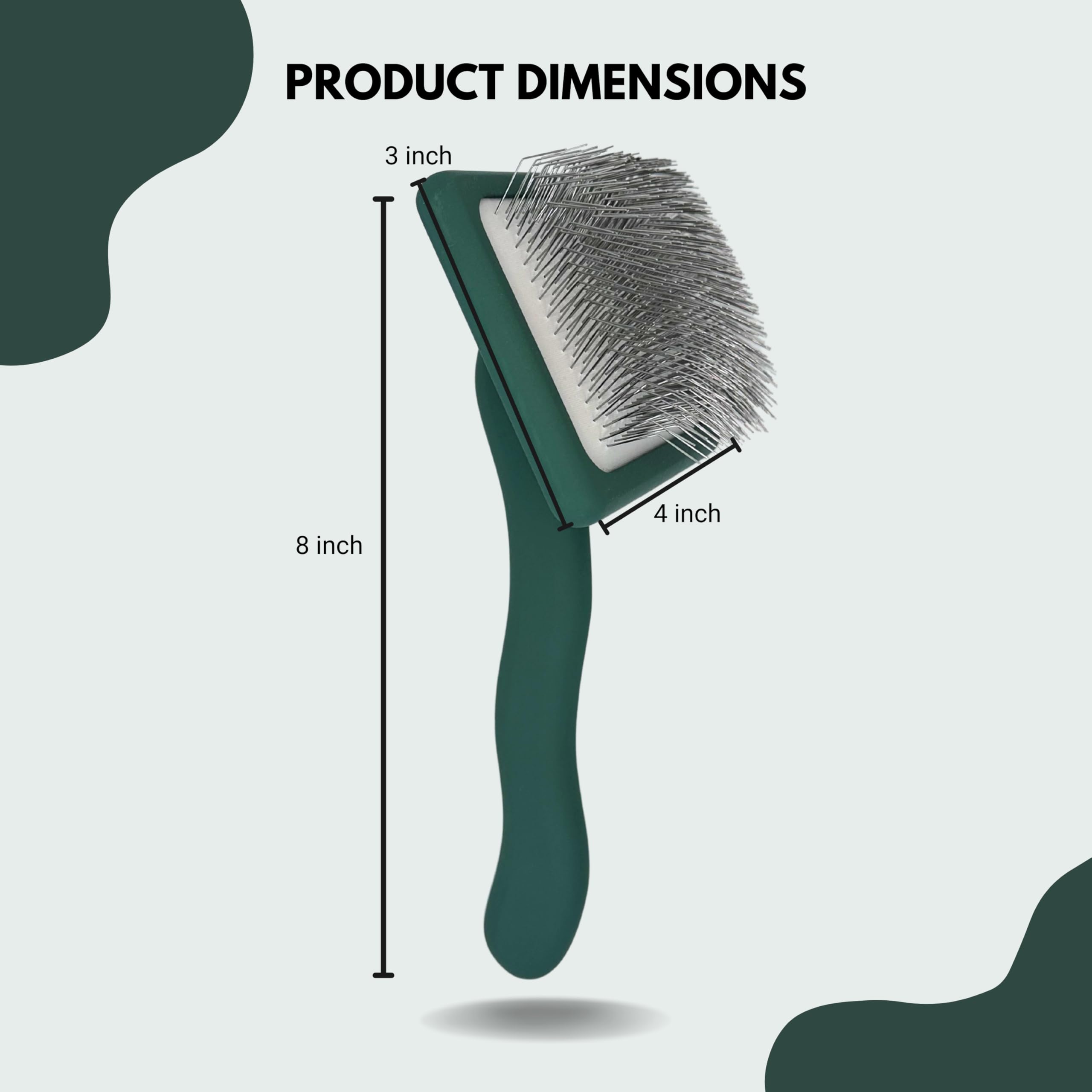 LUXFUR Premium Dog Slicker Brush - Doodle Grooming Brush for Long Haired Dogs - Goldendoodle, Labradoodle, Poodle & Golden Doodl
