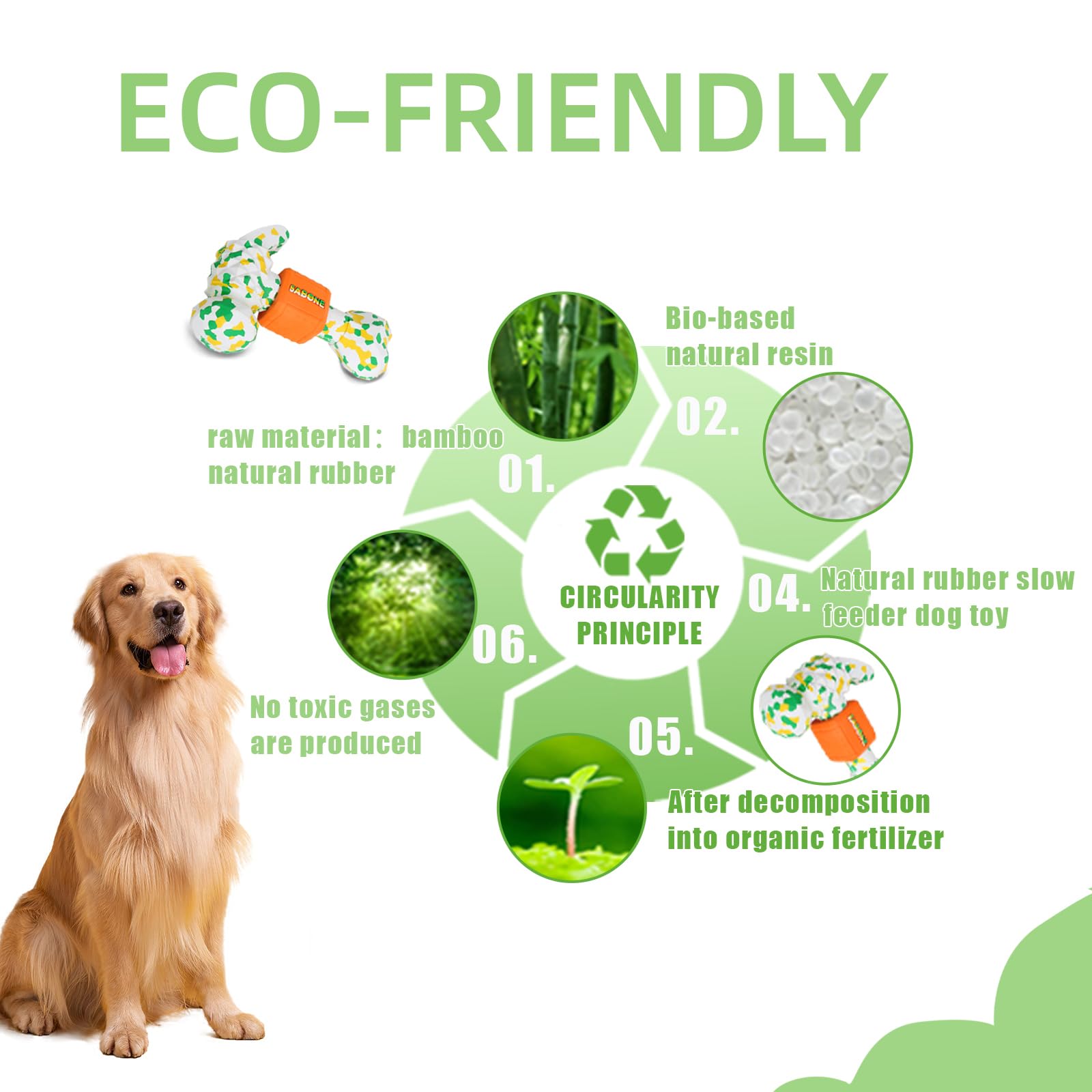 Generic Dog Chew Toy, Biodegradable Two Kinds Of Chewing Intensity Camouflage Color Dog Toy For Aggressive Chewers, Indestructib