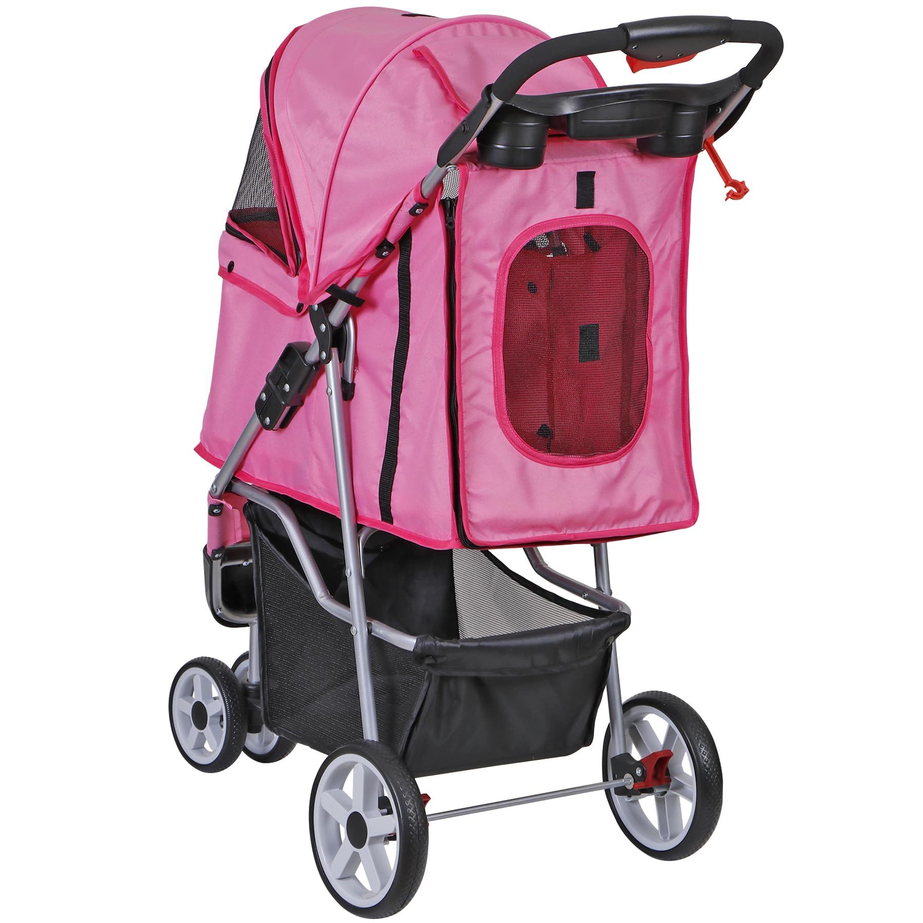 Epetlover 3 Wheels Dog Stroller Folding Pet Strolling Cart For Small Medium Cats Puppies Portable Jogger Travel Camping Puppy Ca