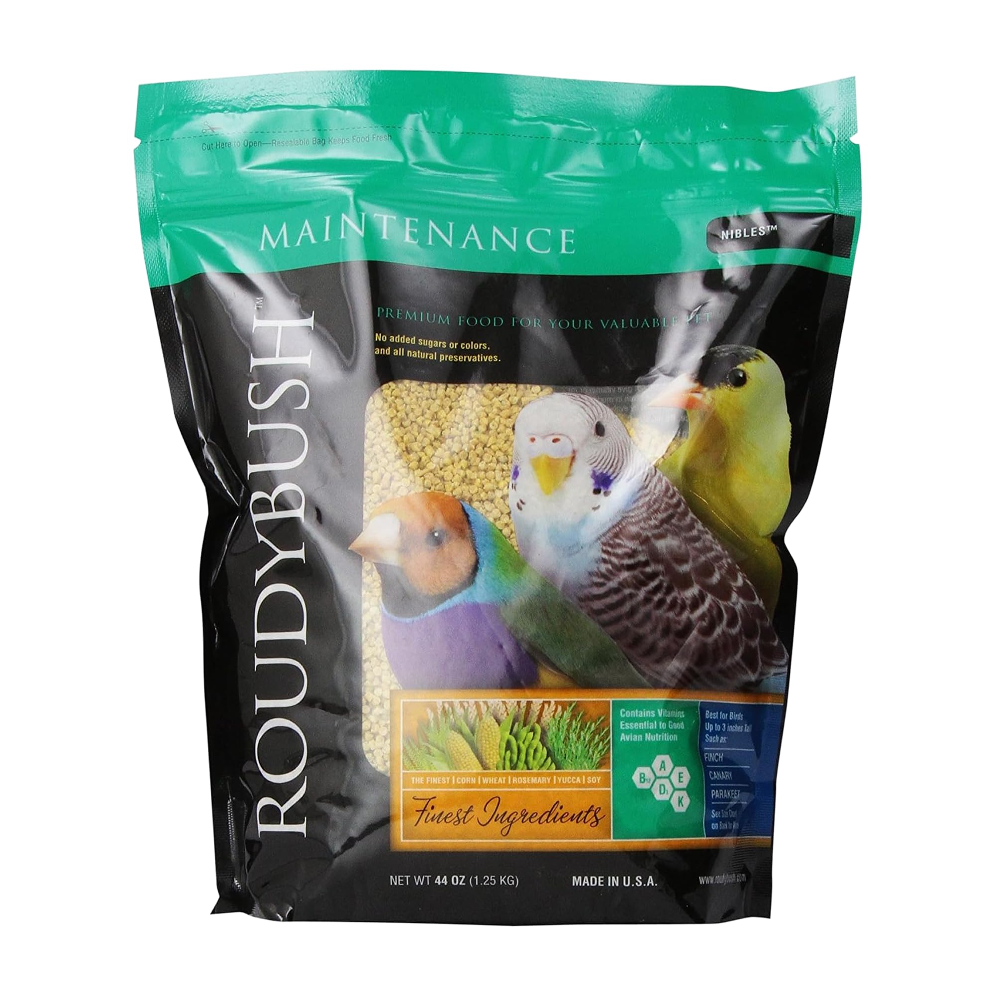RoudyBush Daily Maintenance Bird Food, Medium, 10-Pound (Packaging May Vary)