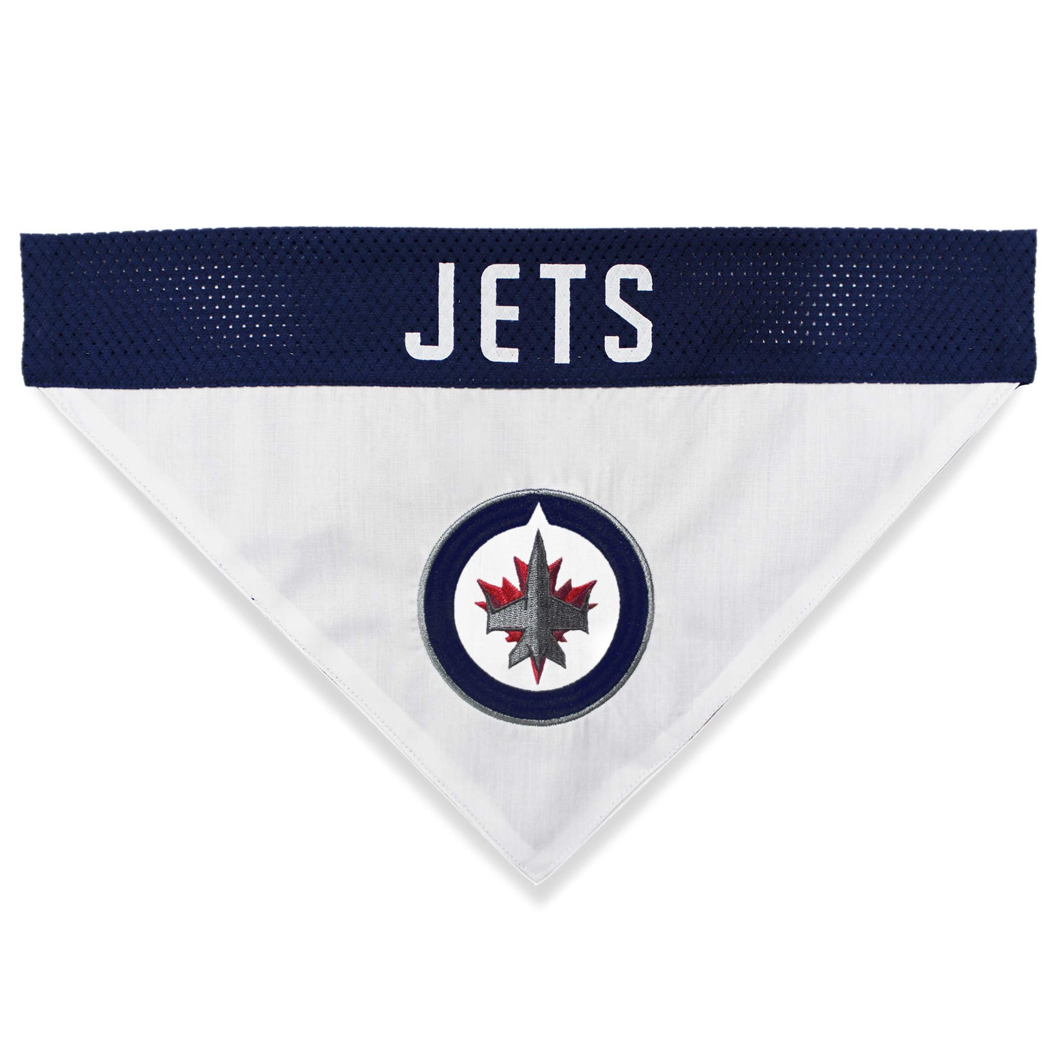 Pets First Nhl Winnipeg Jets Dog & Cat Bandana, Large/X-Large. Officially Licensed, Reversible, Game Day, Birthday, Tailgating,