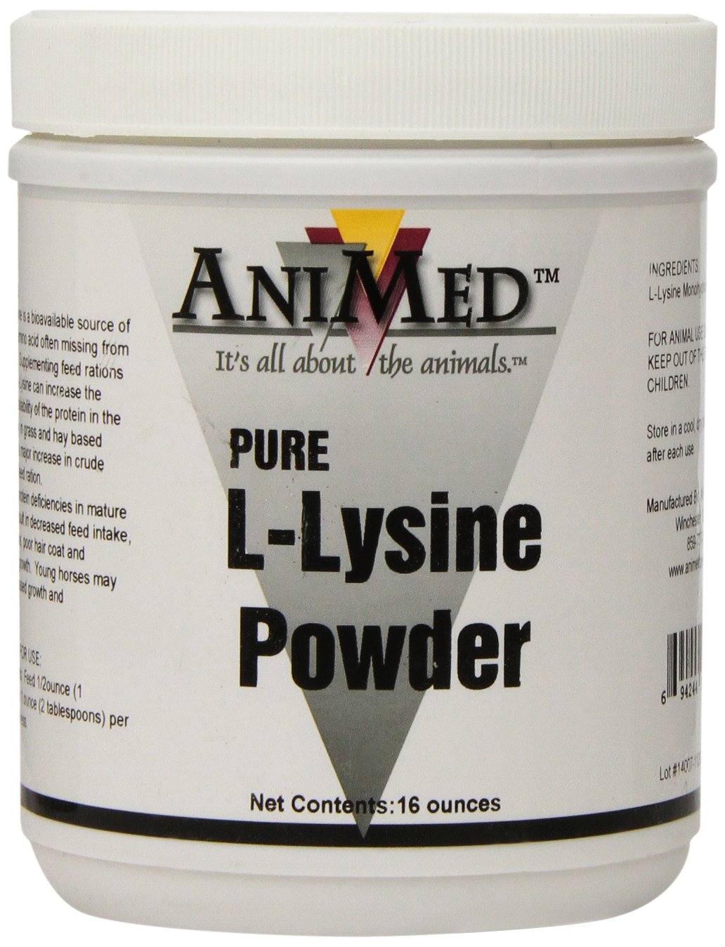 AniMed LLysine for Horses, 16Ounce
