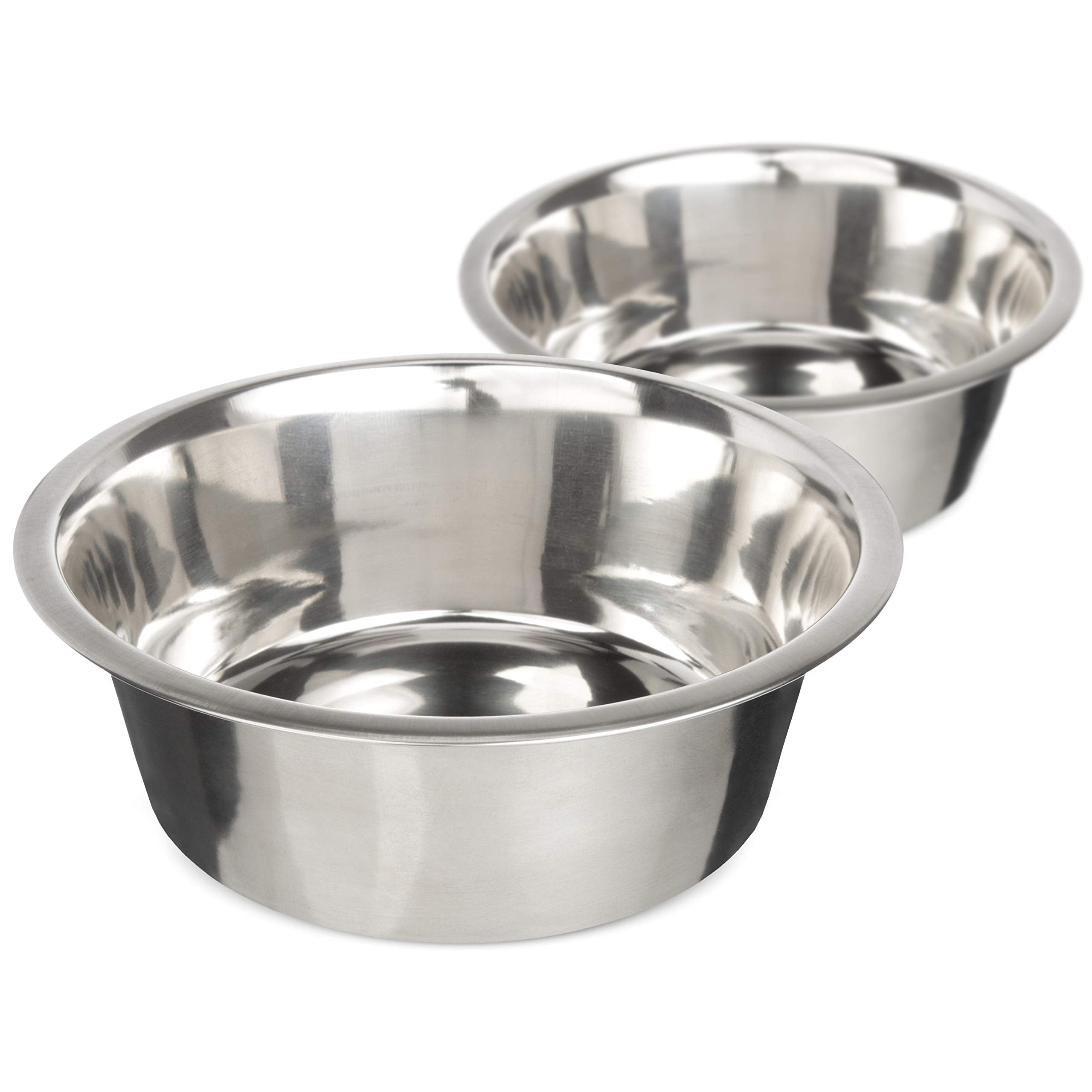 Neater Pet Brands Stainless Steel Dog and Cat Bowls (2 Pack) Neater Feeder Deluxe or Express Extra Replacement Bowl (Metal Food 
