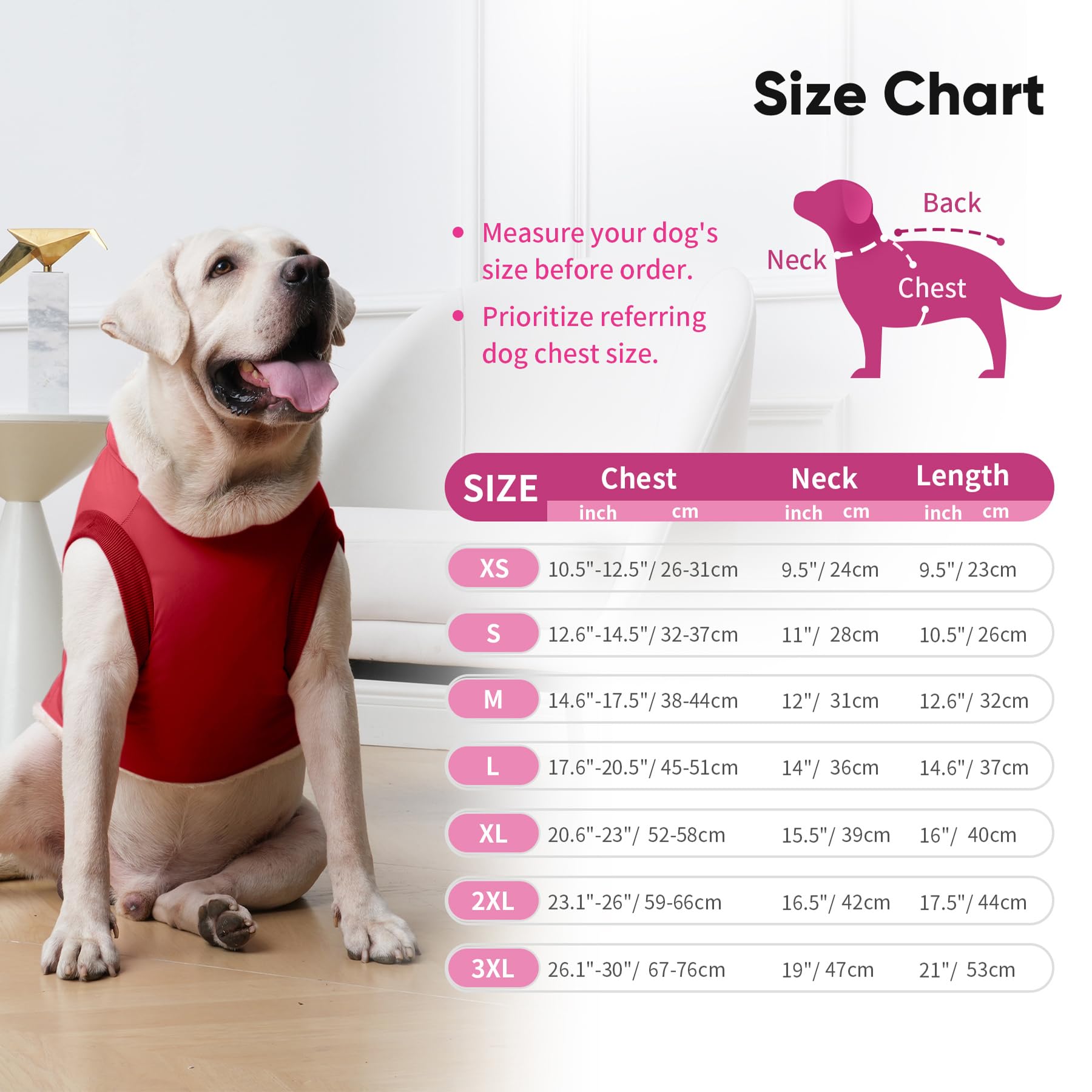 Vecomfy Fleece Lining Dog Hoodie With Harness Built In,Extra Warm Large Dog Jacket In Winter Doggie Coats With Hooded,Red Xxl
