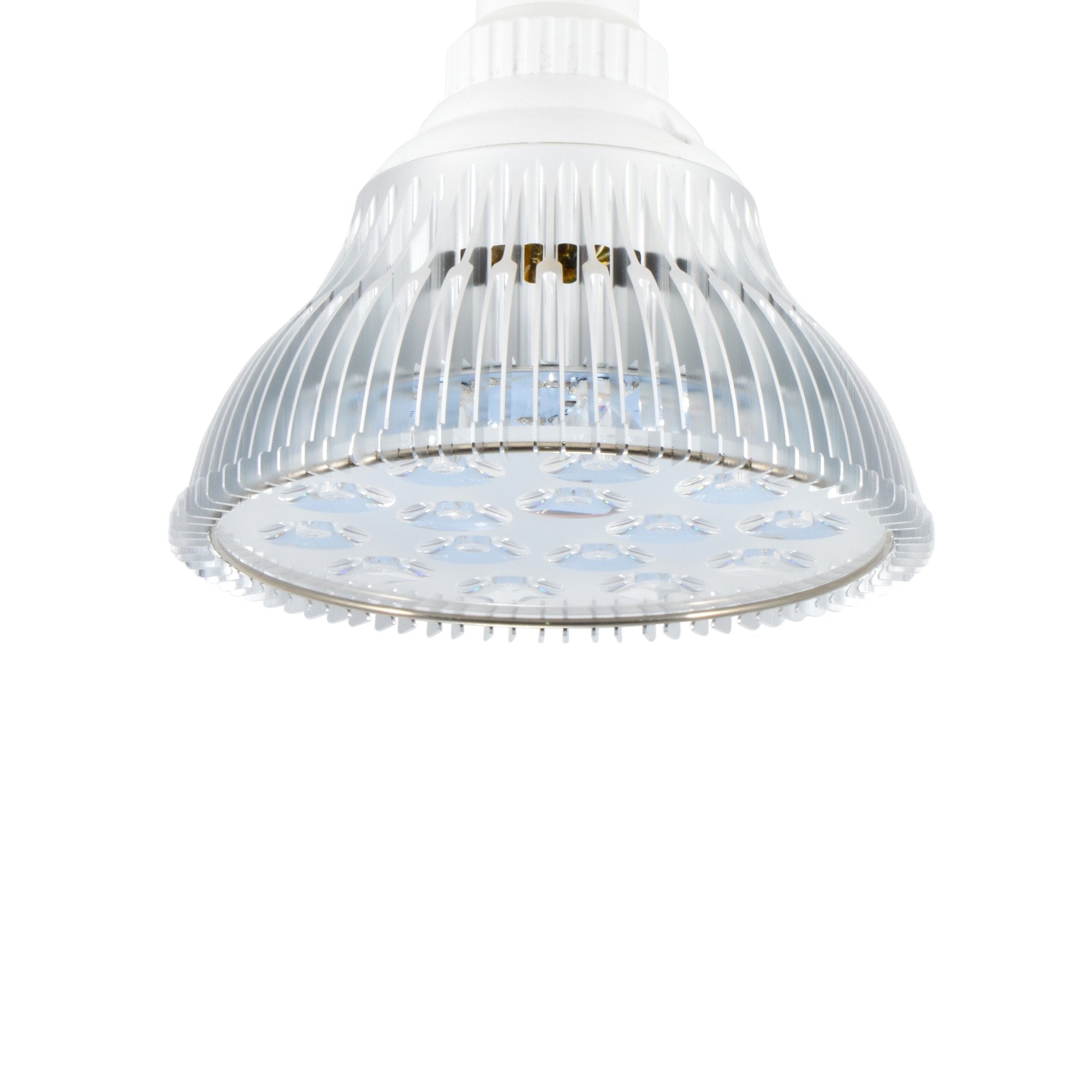 ABI LED Aquarium Light Bulb, 12W, Glass, Royal Blue & White, Model GR-PAR38-12W-BW, for Freshwater & Saltwater Aquariums
