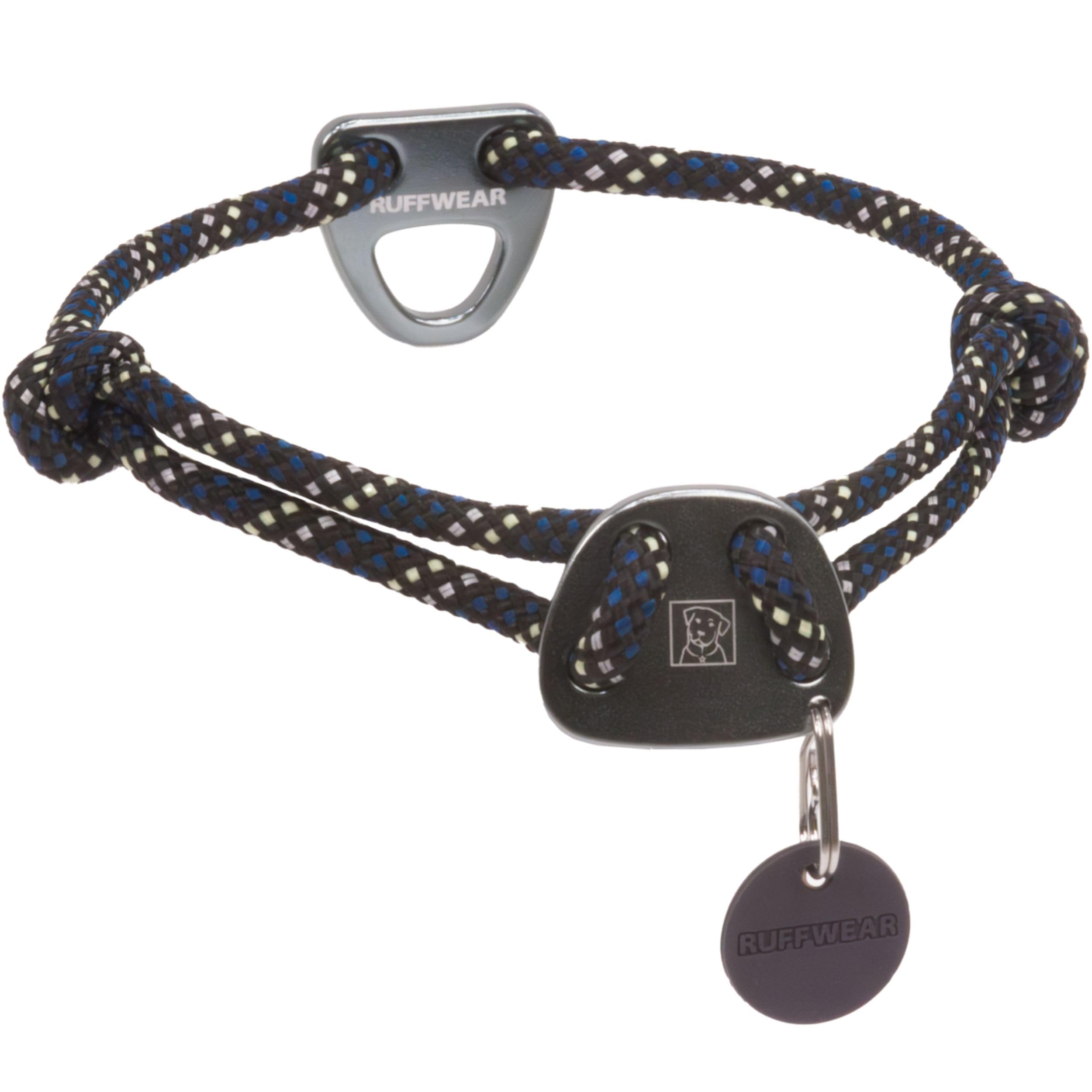 Ruffwear, Knot-A-Collar, Climbing Rope Dog Collar For Everyday Use, Obsidian Black, 20''-26''