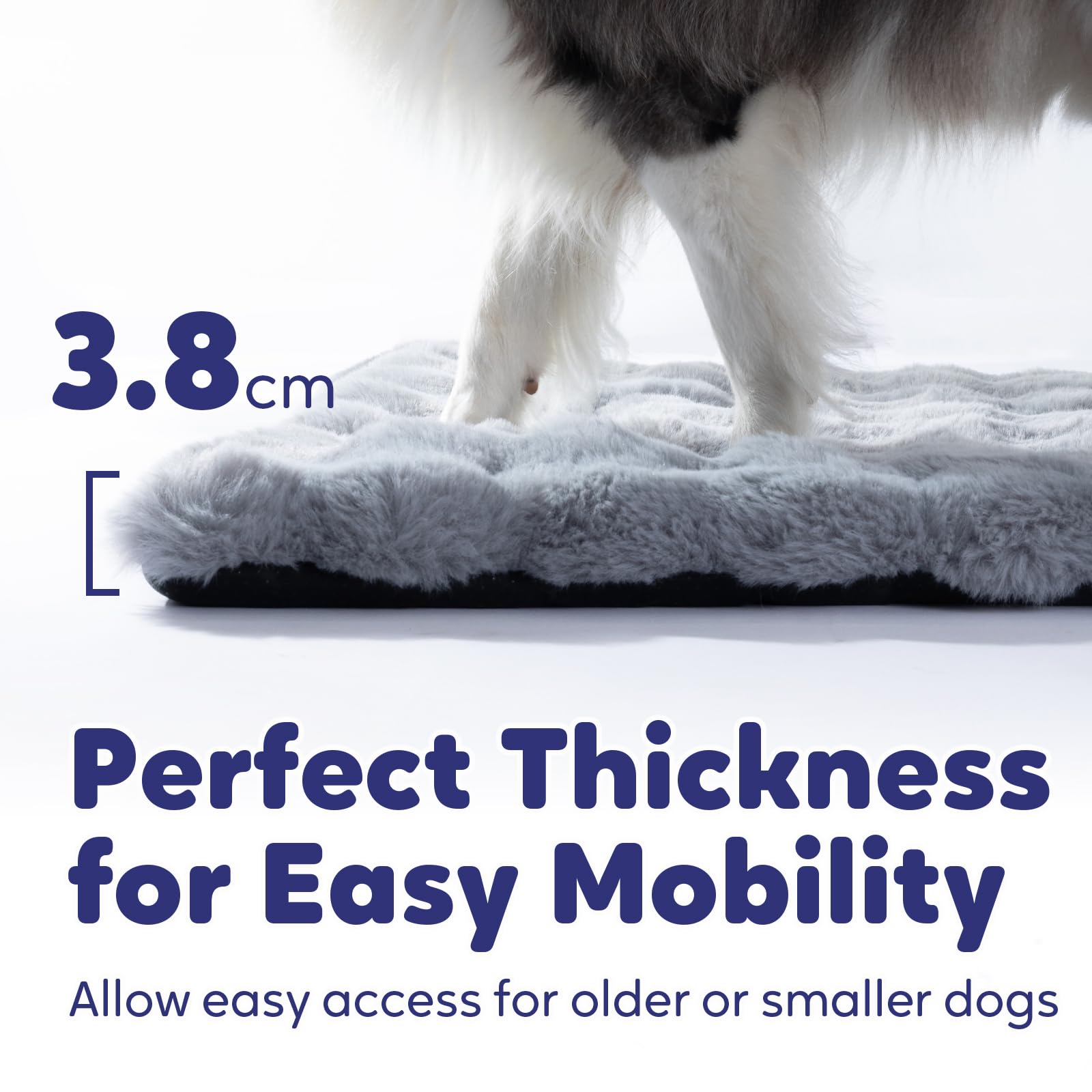Mora Pets Cat Beds For Indoor Cats Dog Crate Pad Fluffy Dog Bed Mat For Small Dogs Kitten Warm Washable Pet Mat For Dog Cages 24