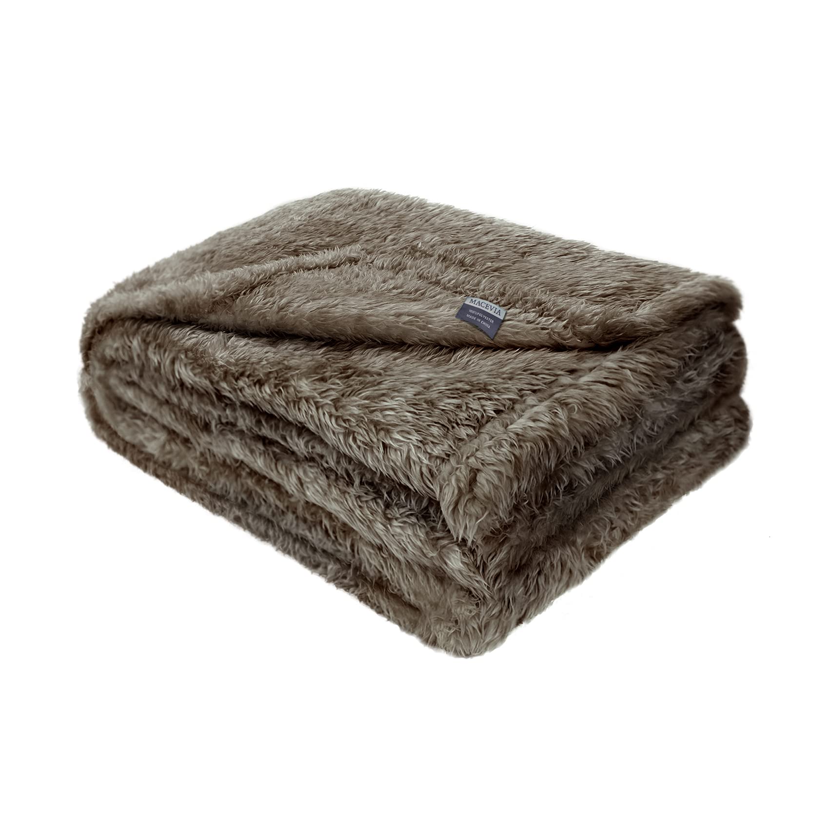 MACEVIA Fluffy Fleece Dog Blankets,Warm Soft Fuzzy Pets Blanket for Puppy,Small,Medium,Large Dogs and Cats,Plush Pet Throws for 