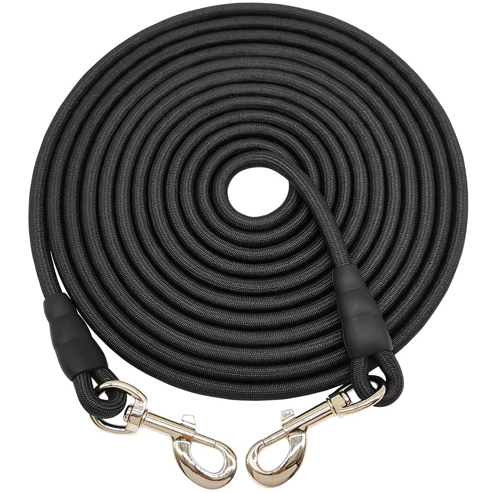 Sepxufore Dog Tie Out Rope Leash, 8-10-13-15-20-25-30-35-40-45-50 Ft Dog Tether Heavy Duty Nylon Check Cord For Medium Large Dog