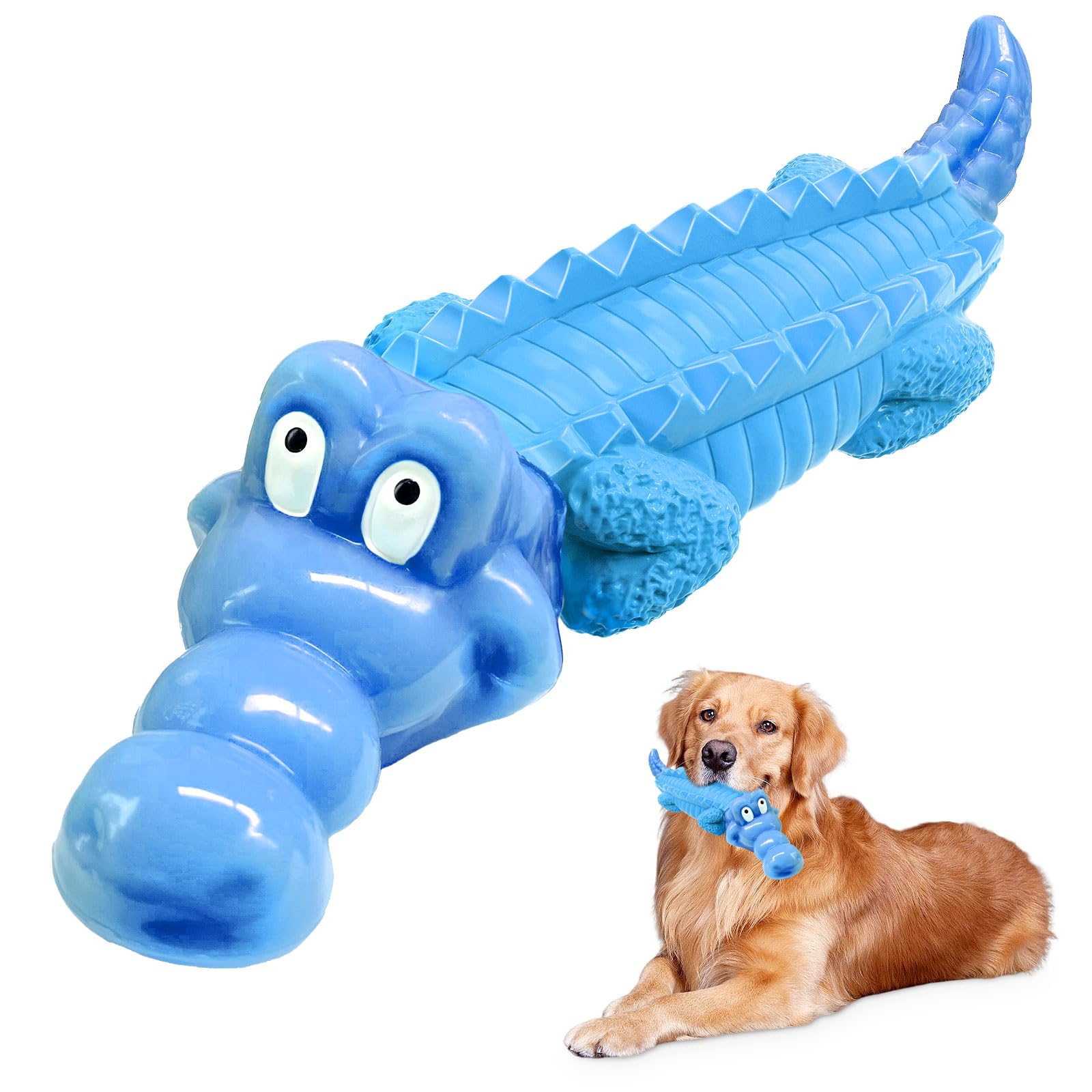 Jeefome Tough Dog Chew Toys for Aggressive Chewers, Indestructible Dog Toy to Keep Them Busy & Reduce Boredom for Medium, Large 