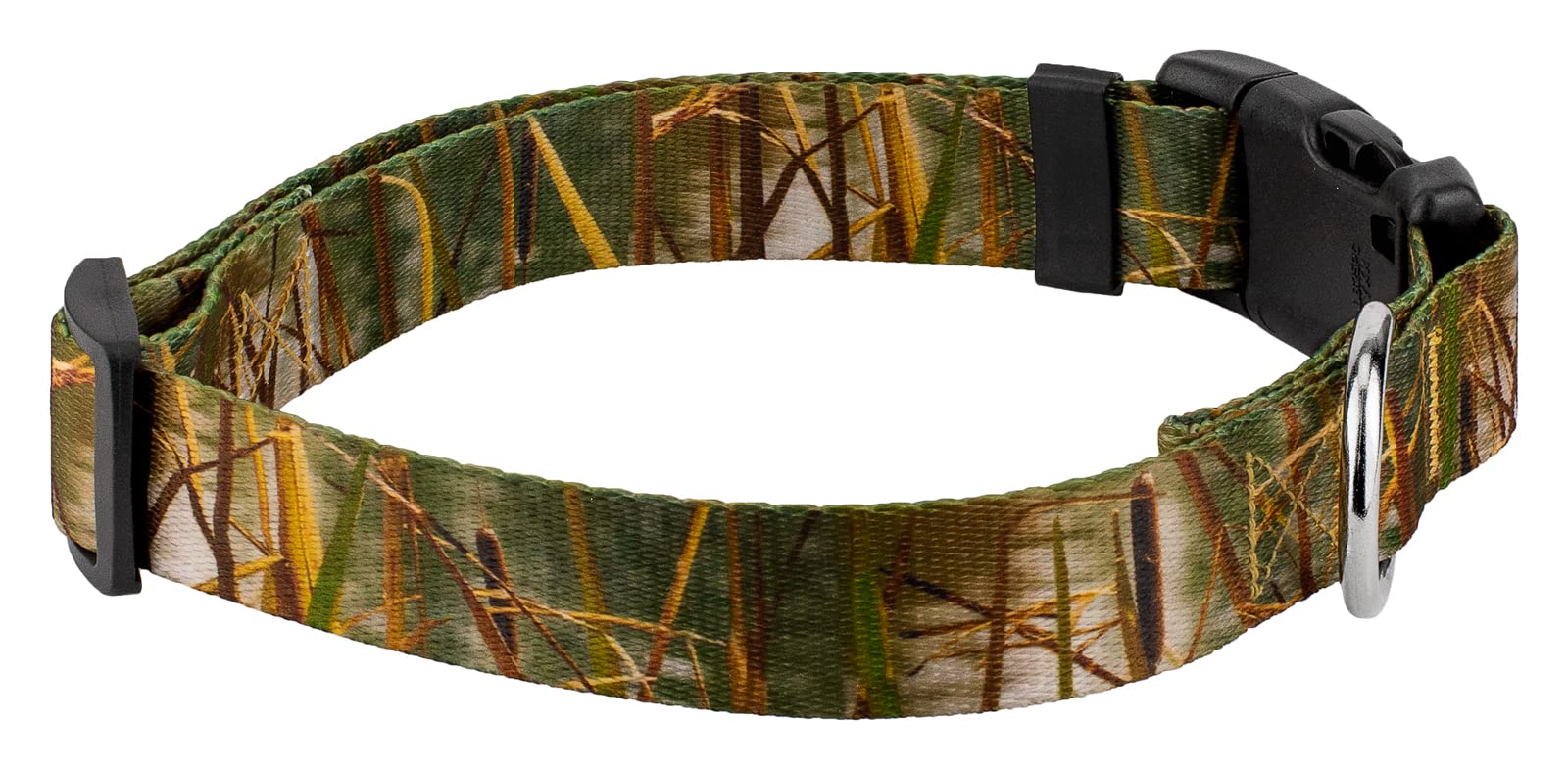 Country Brook Petz - Deluxe Waterfowl Camo Dog Collar - Made In The U.S.A., Camouflage Collection Featuring Rugged Designs (1 Inch, Large)