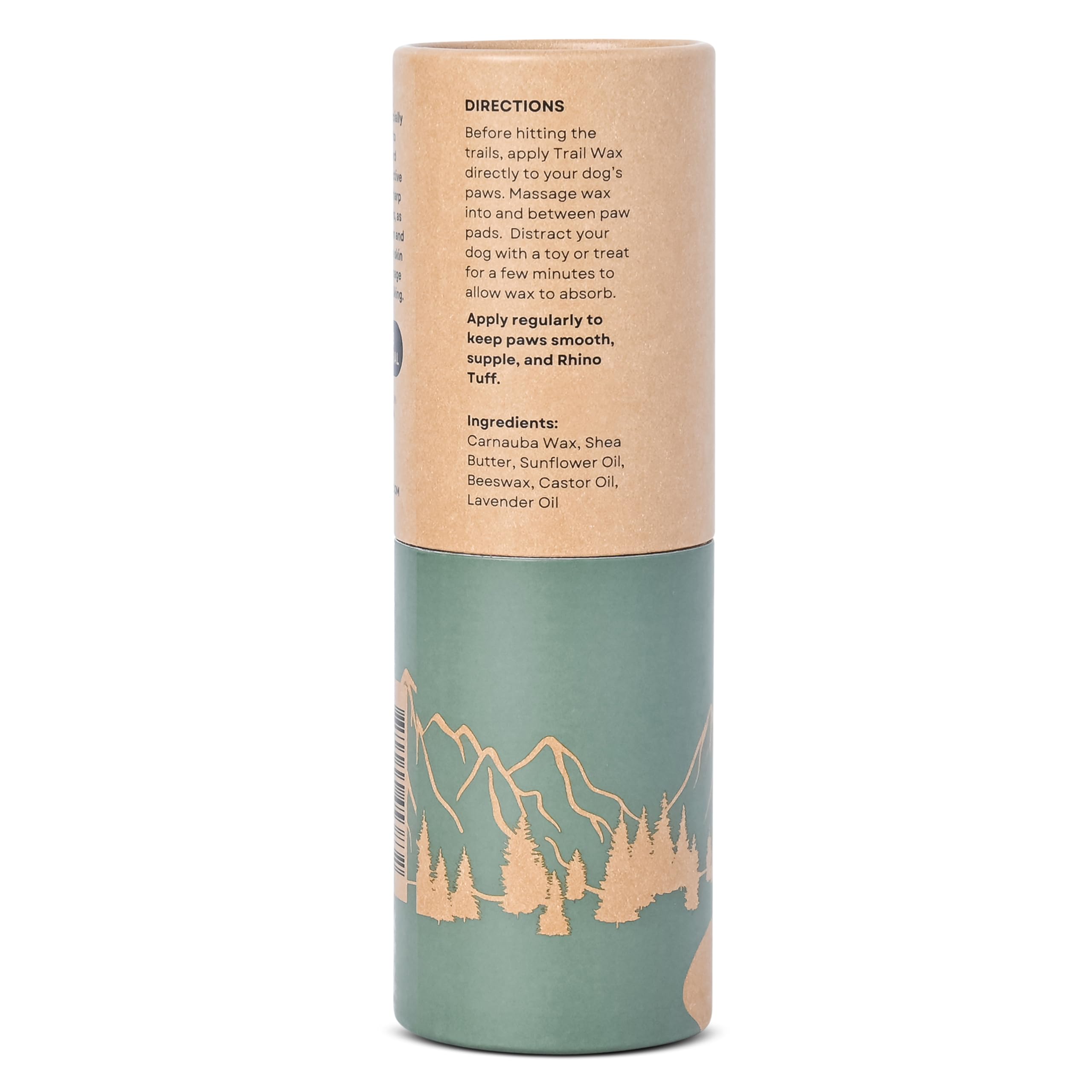 Rhino Wax Dog Paw Trail Wax 2oz - Natural Beeswax Balm for Hiking Protection, Moisturizes & Improves Elasticity - Lick-Safe, Model 53832