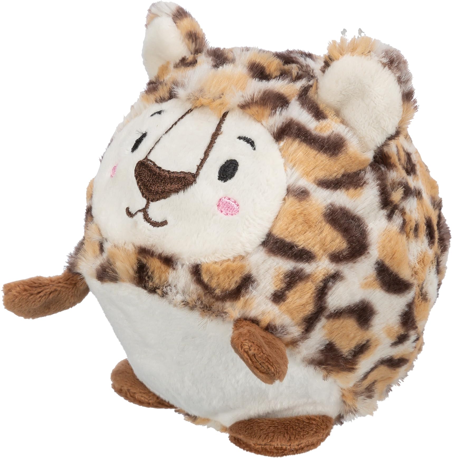 TRIXIE Plush Dog Toy | Soft Ball Leopard Plush for Dogs | Chew Toy for Playing, Soothing & Bonding | Durable Comfort Plush for P