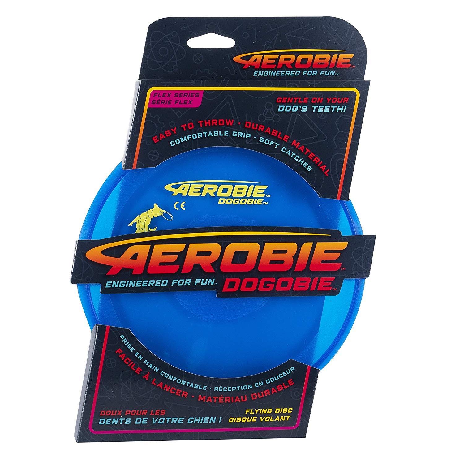 Aerobie Dogobie Disc - Outdoor Flying Disc for Dogs, Multi Color, Model 6046416, Basic Size