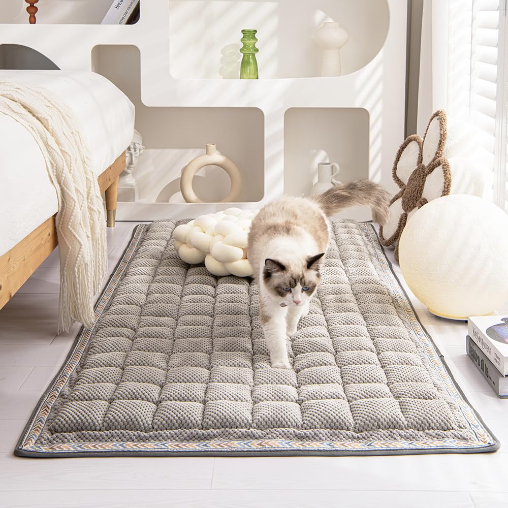 Awjcsv Dog Couch Cover Protector - Washable Non-Slip Sofa Cover, 27.6" x 82.7", Grey, Polyester, Model SQCOVER