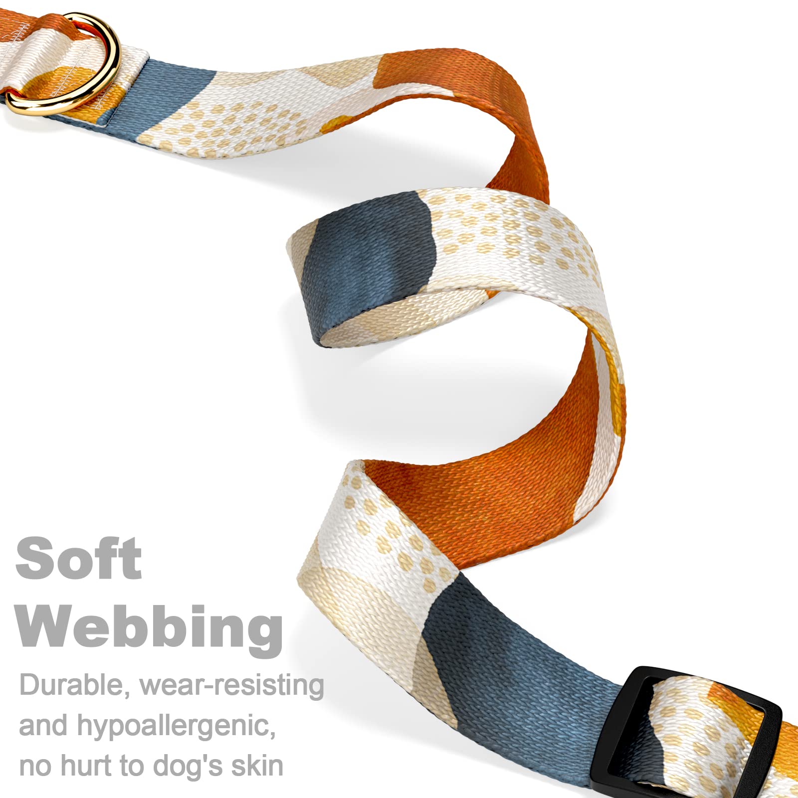 Rnivvi Dog Collar For Small Dogs, Cute Heavy Duty Adjustable Puppy Collar With Quick Release Buckle For Boy Girl & Female, Pet A