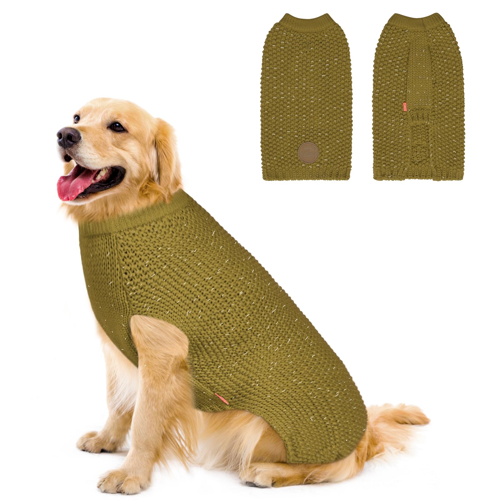 Kyeese Dog Sweater Warm Pet Sweater Medium Size Pets Comfy Pets Coats Stretchy Dog Sweater For Medium Dogs Boy Medium Pet Sweate