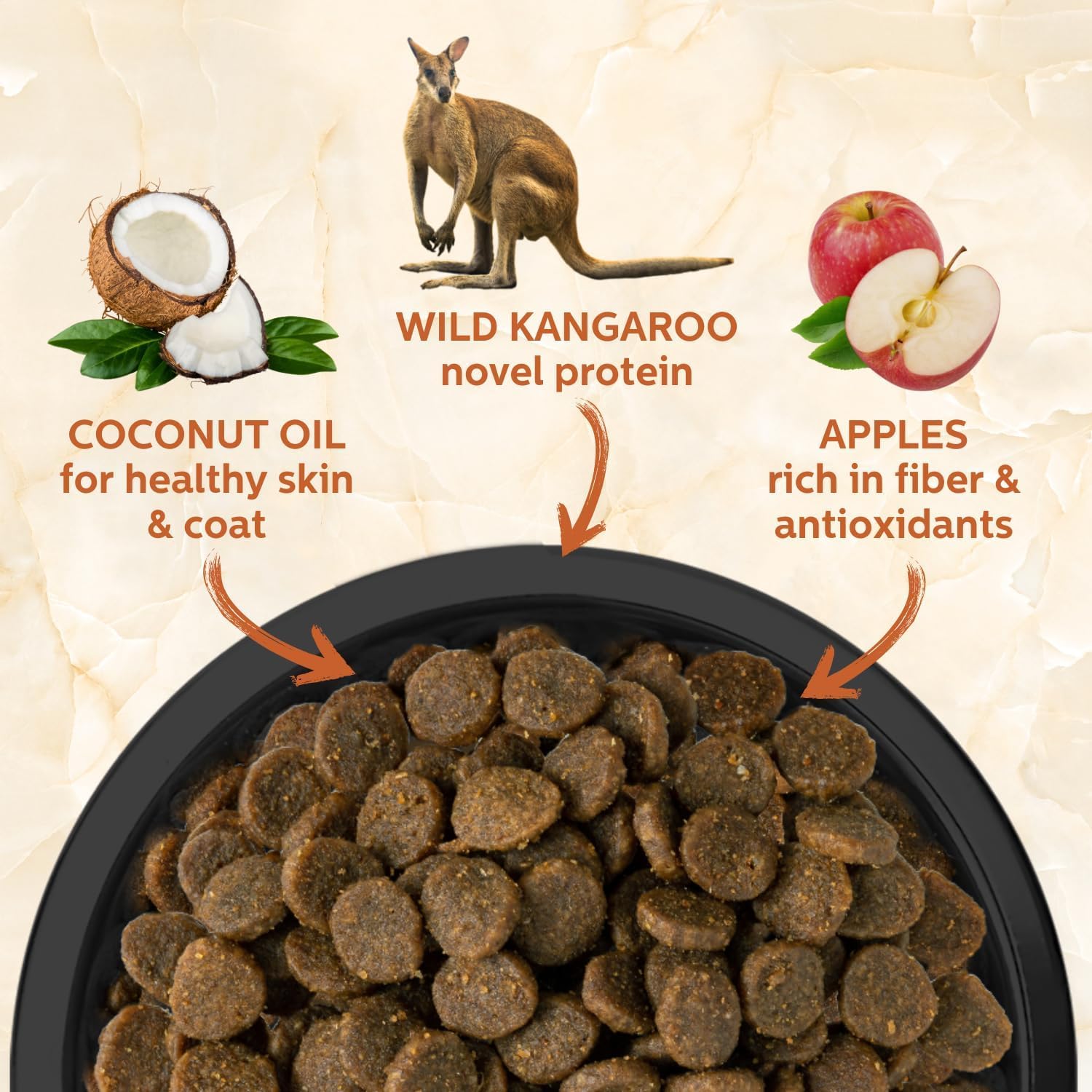 Addiction Wild Kangaroo & Apples - Dry Dog Food - Limited Ingredient Novel Protein - Muscle and Weight Management - Grain-Free -