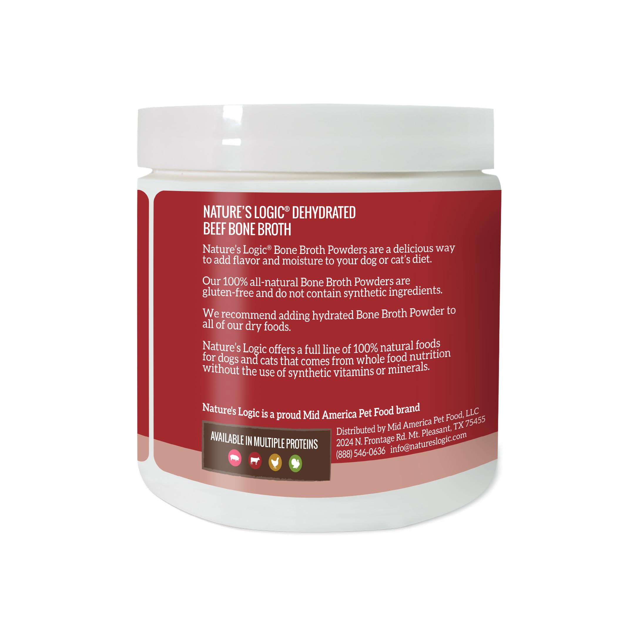 Natures Logic Dehydrated Beef Bone Broth, 6oz