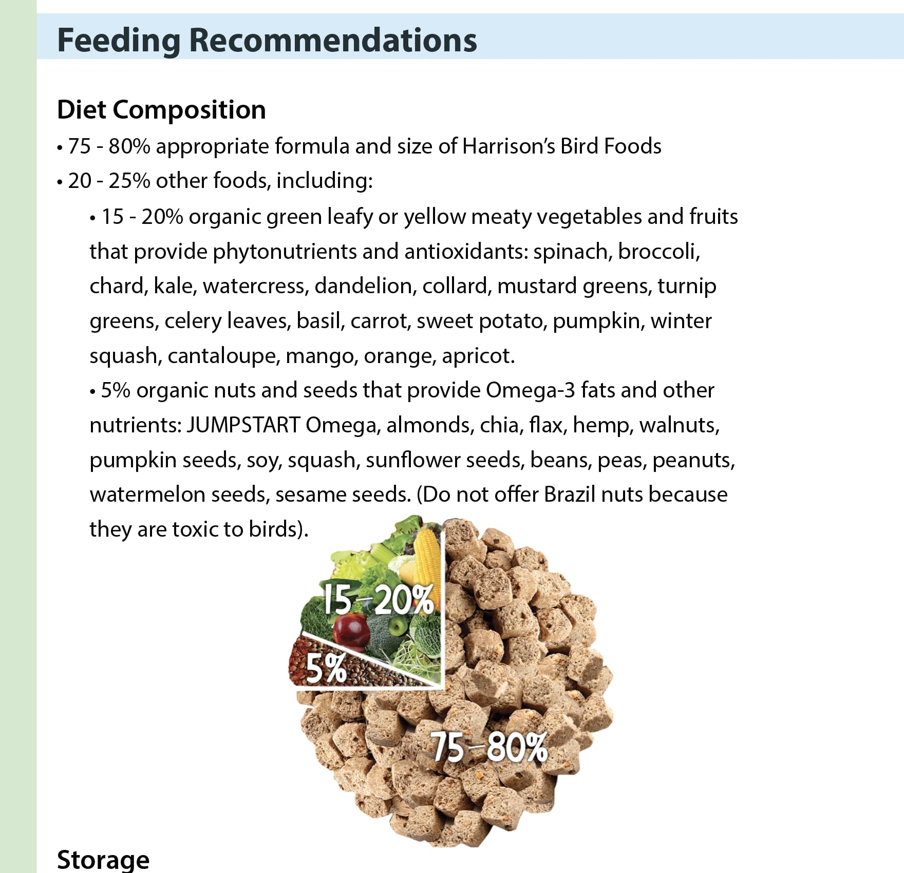 Harrisons Bird Foods Adult Lifetime Certified Organic Non-GMO Formula Small Bird Food 1lb