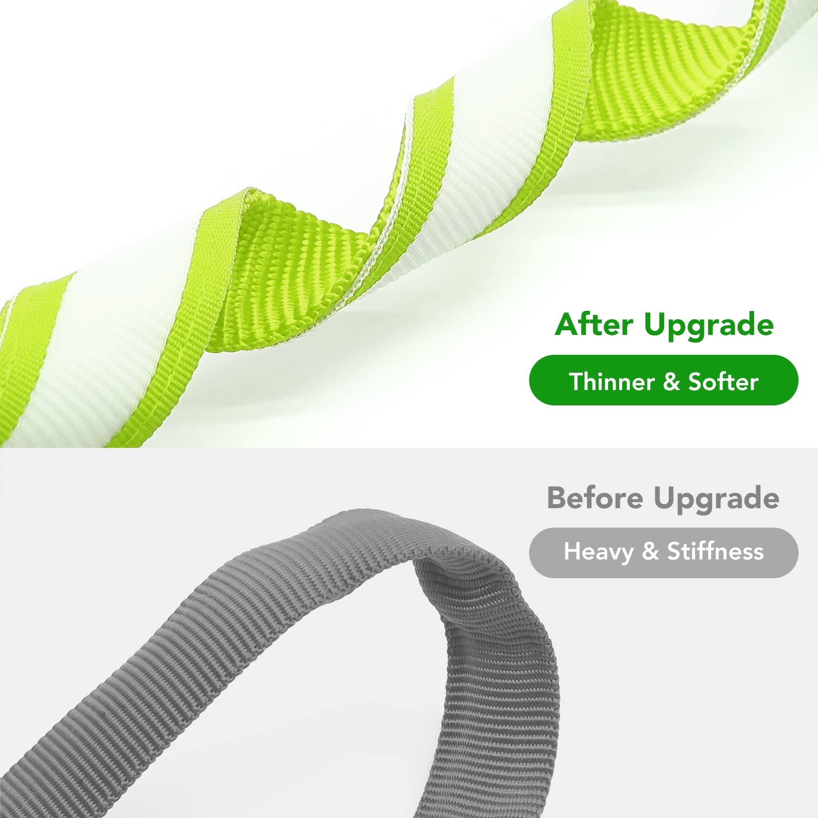Pzrlit Led Light Up Dog Collars Micro Usb Rechargeable Waterproof, Full Adjustable Lighted Glow Dark Dog Collar Light For Night Walking For Small Medium Large Dogs, Green