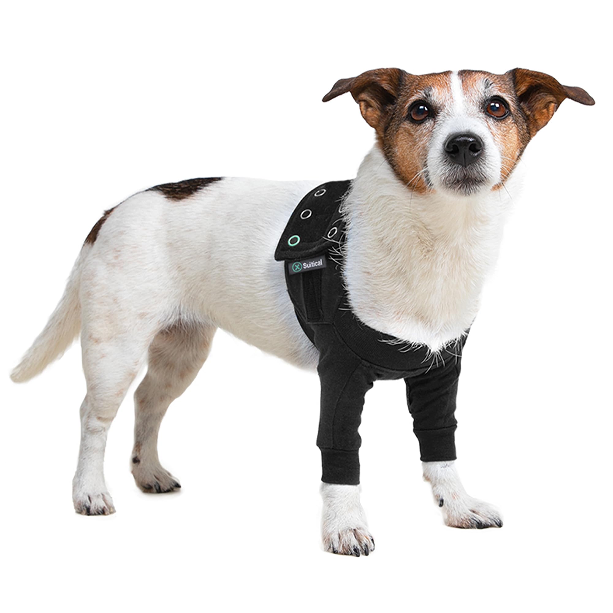 Suitical Recovery Sleeve for Dogs | Front Leg Protection After Surgery | Dog Leg Sleeve to Stop Licking | Machine Washable | Che