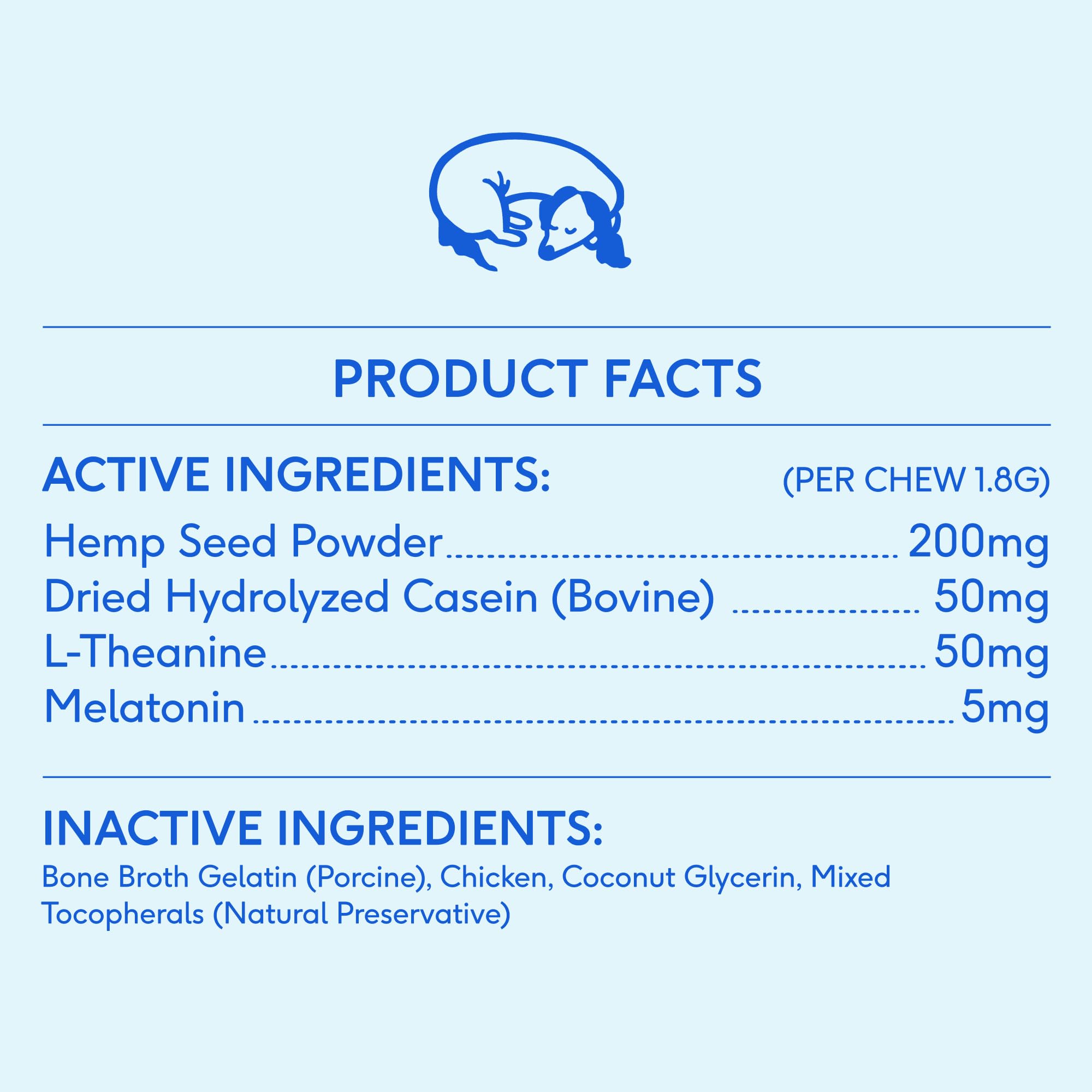 Native Pet Dog Calming Chews - Natural Calming Dog Treats Made with Melatonin for Dogs - Functional Dog Melatonin Chews with Rea