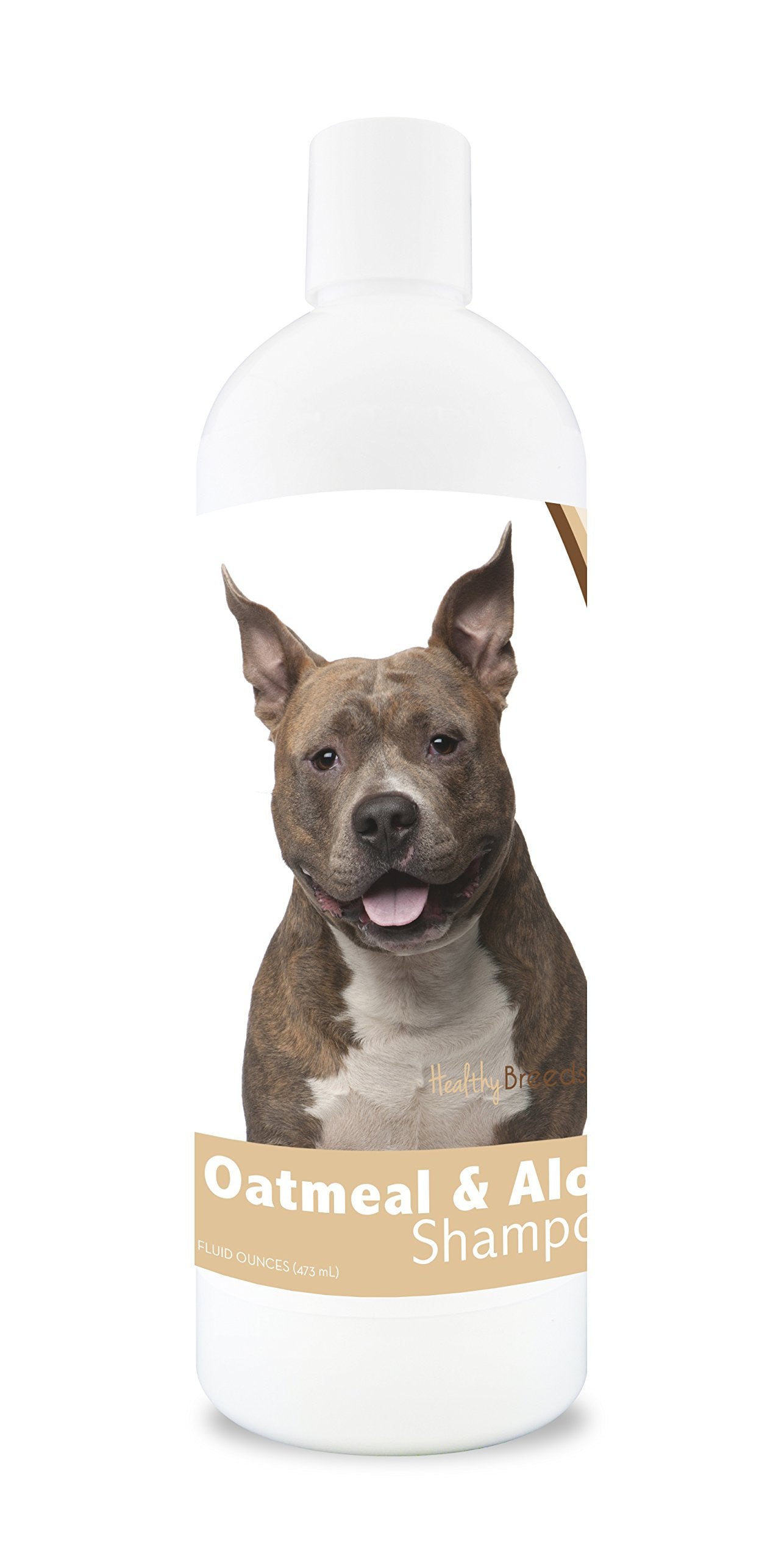 Healthy Breeds American Staffordshire Terrier Oatmeal Shampoo with Aloe 16 oz
