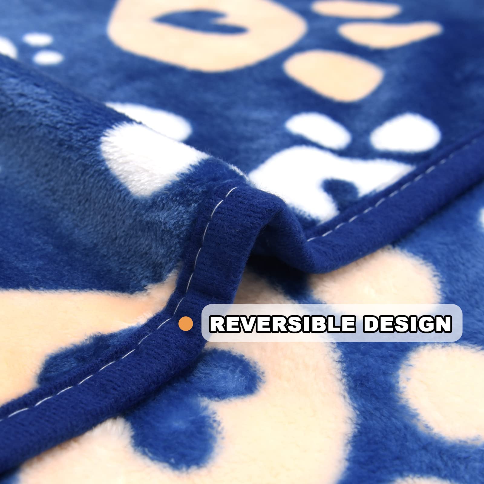 Ahoocustom Dog Blanket, Soft Fleece Dog Blankets For Large Dogs, Fluffy Flannel Pet Cat Puppy Blanket Mat Cover For Bed Couch, C
