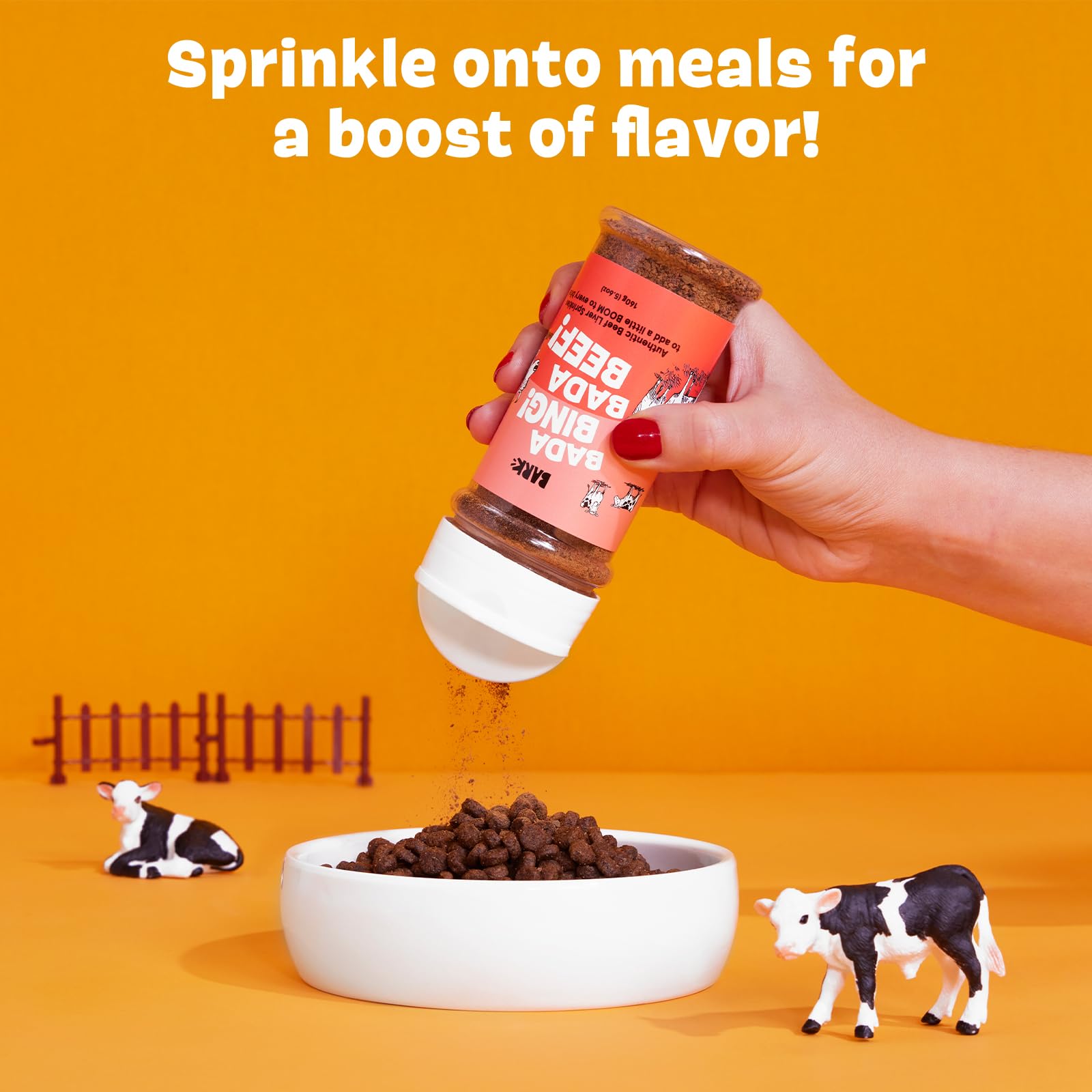 Barkbox - Bada Bing Bada Beef - Dry Dog Food Toppers with High Protein, Limited Ingredients - Meal Enhancer for Large & Small Br