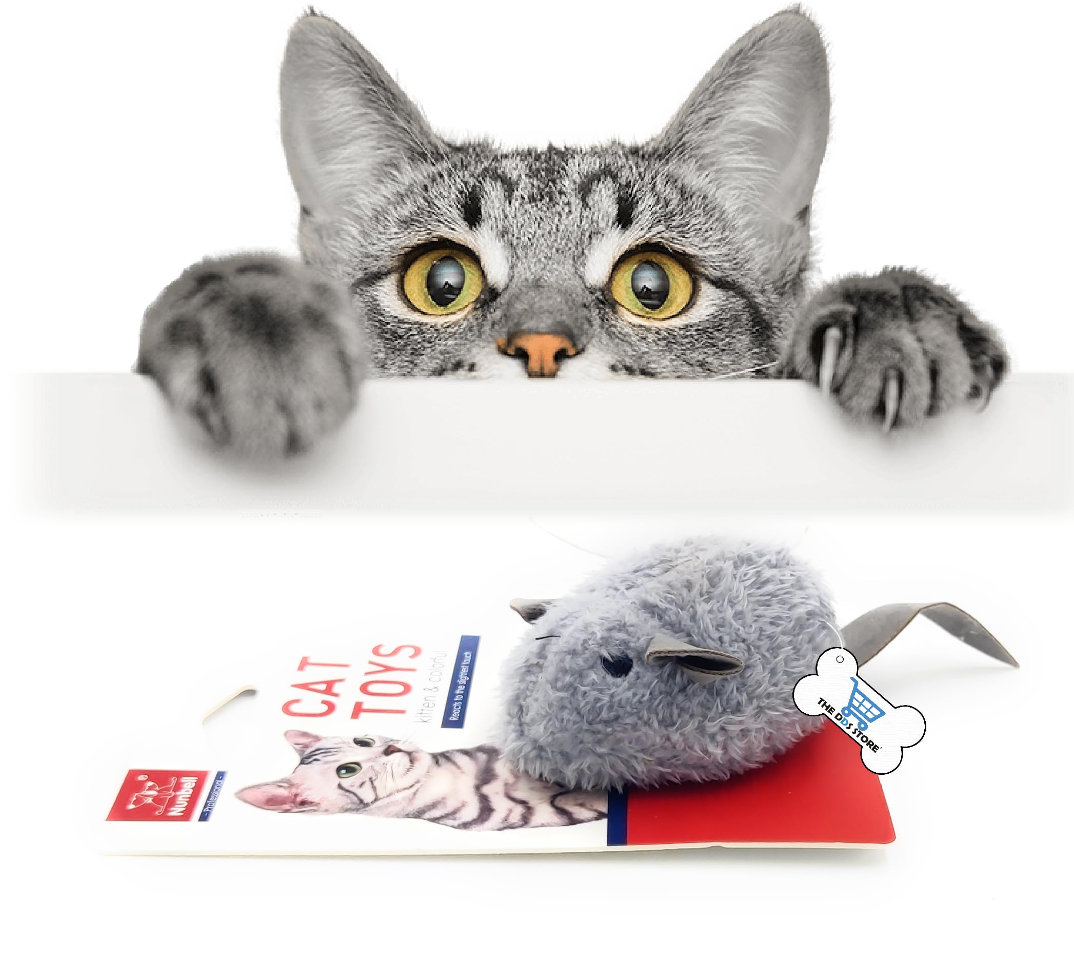Cozy Puppies Catnip Toy  1Pc Cats Mouse Plush Cat Toys Realistic Cute Kitten Mice Filled Catnip For Cat Chew Toy (Color May Var