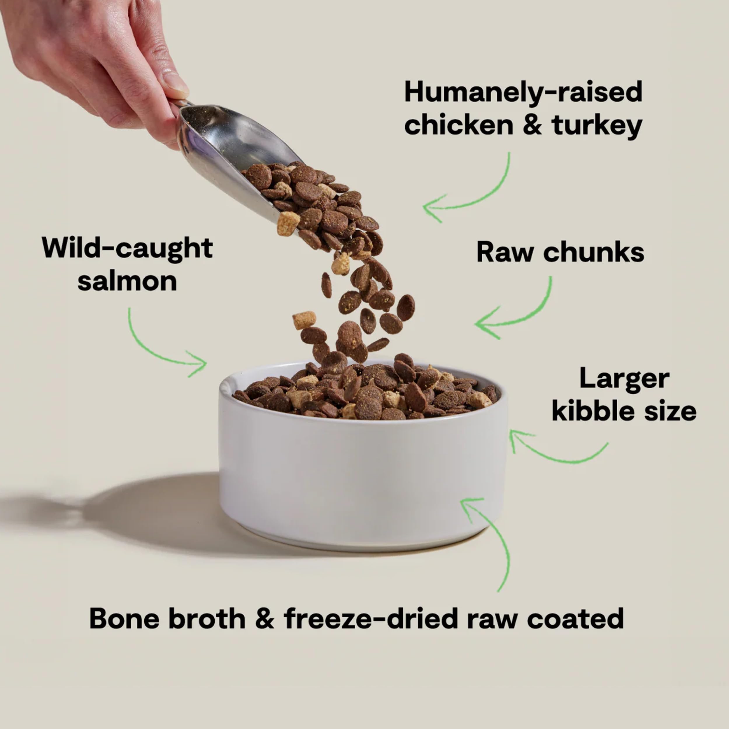 Open Farm, RawMix Dry Dog Food with Ancient Grains for Large Breeds, Protein-Packed Kibble Coated in Bone Broth with Freeze Drie