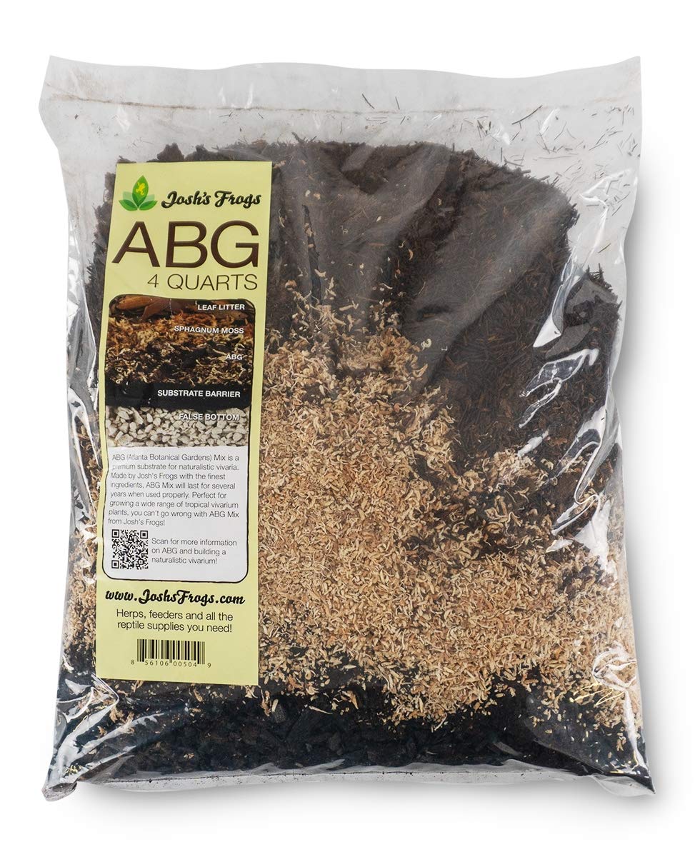 Josh'S Frogs Abg Mix Tropical Plant Soil & Terrarium Vivarium Substrate (4 Quart/1 Gallon)