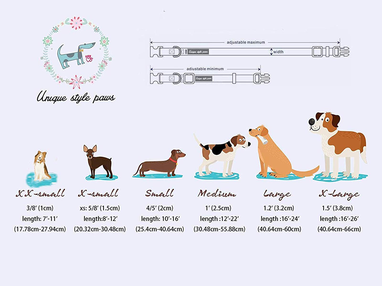 Unique Style Paws Christmas Dog Collar Bow Tie Collar Adjustable Collars For Dogs And Cats Small Medium Large