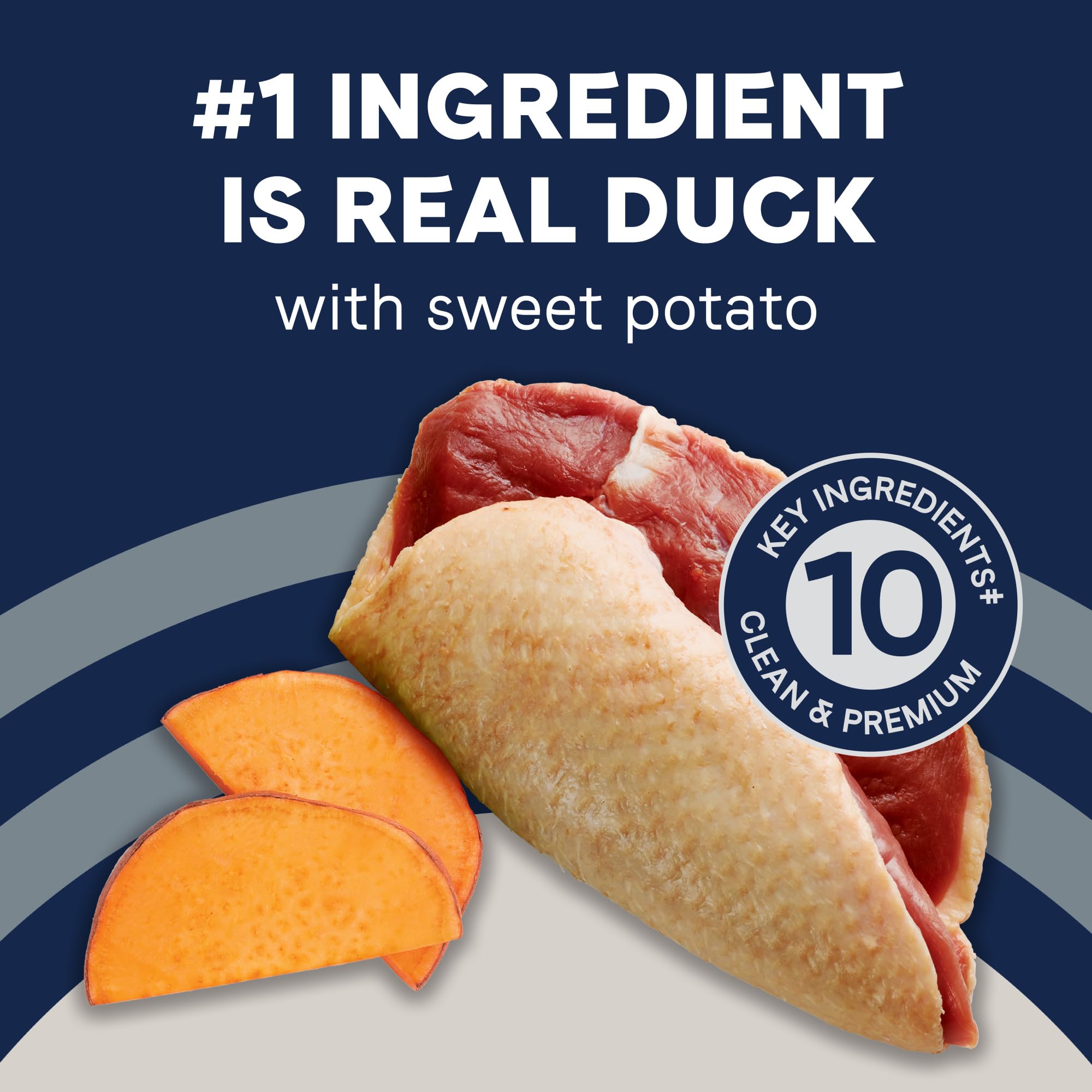 Canidae Pure Farm to Bowl Cage-free Duck & Sweet Potato, Adult, Grain-Free Dry Dog Food, 4lb