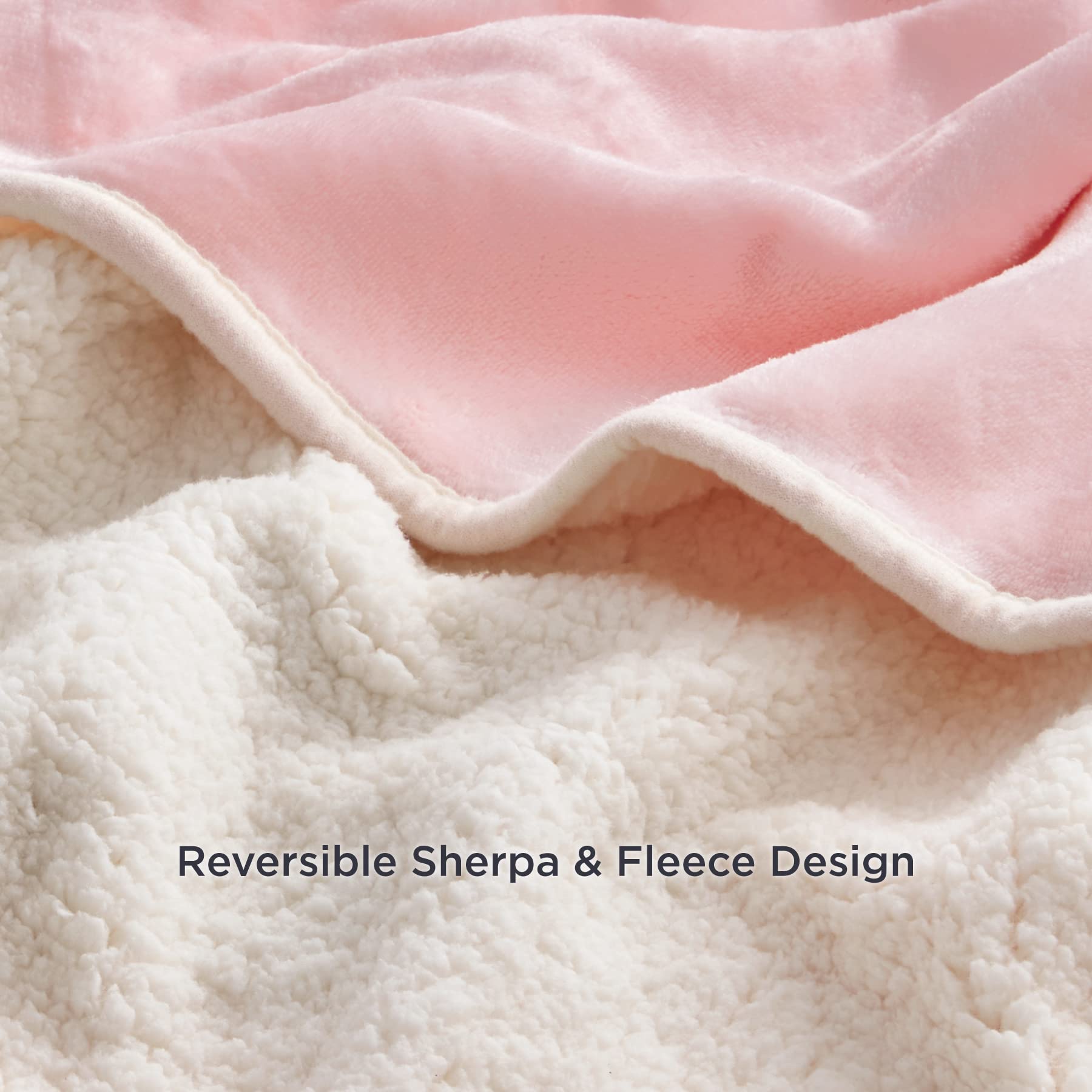 Bedsure Cat Blanket For Indoor Cats - Waterproof Calming Cat Blankets For Couch Protection, Sherpa Fleece Pet Blanket, Soft Plush Reversible Throw Furniture Protector, 50'X40', Pink