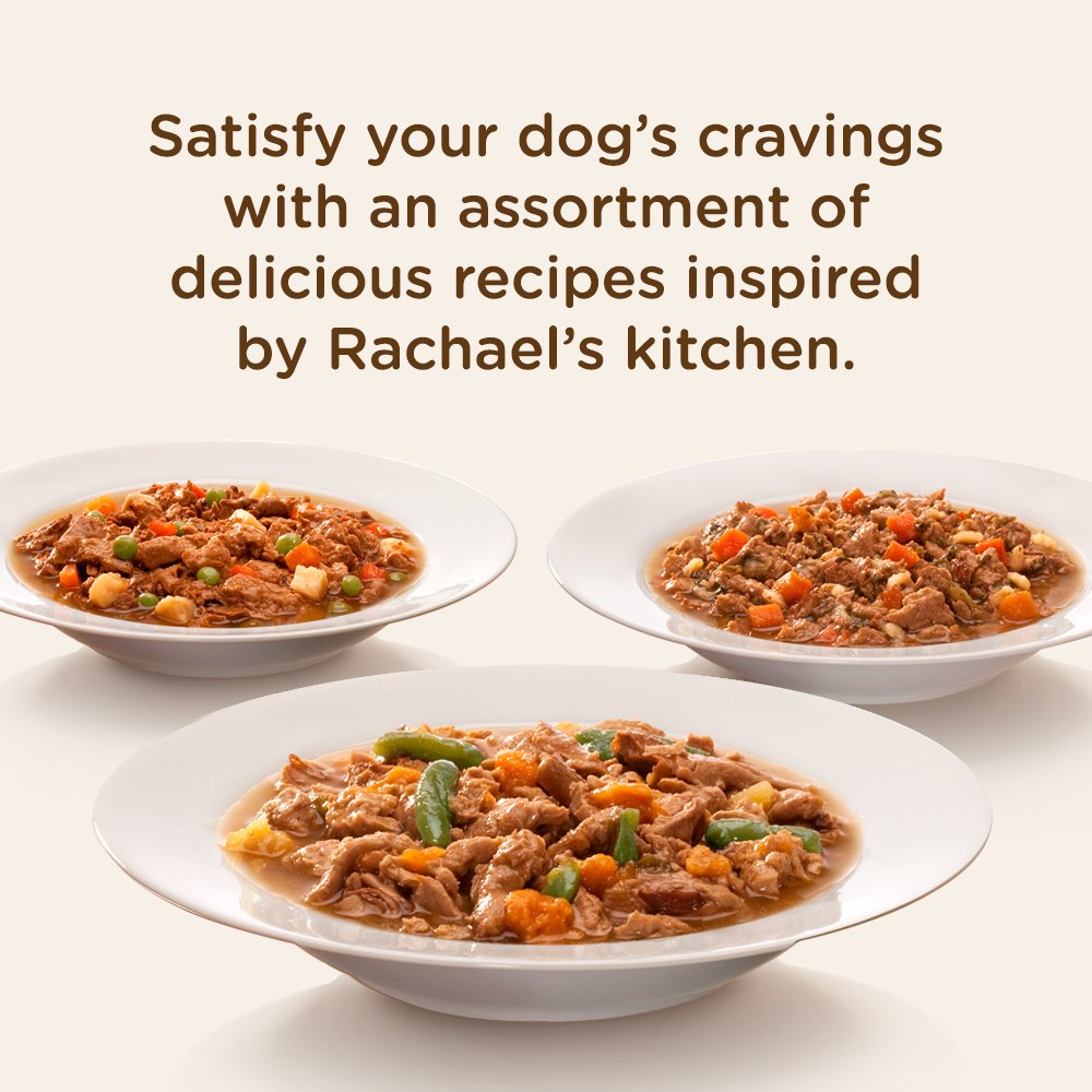 Nutrish Rachael Ray Premium Natural Wet Dog Food with Added Vitamins & Minerals, Savory Favorites Variety Pack, 8 Ounce Tub (Pac