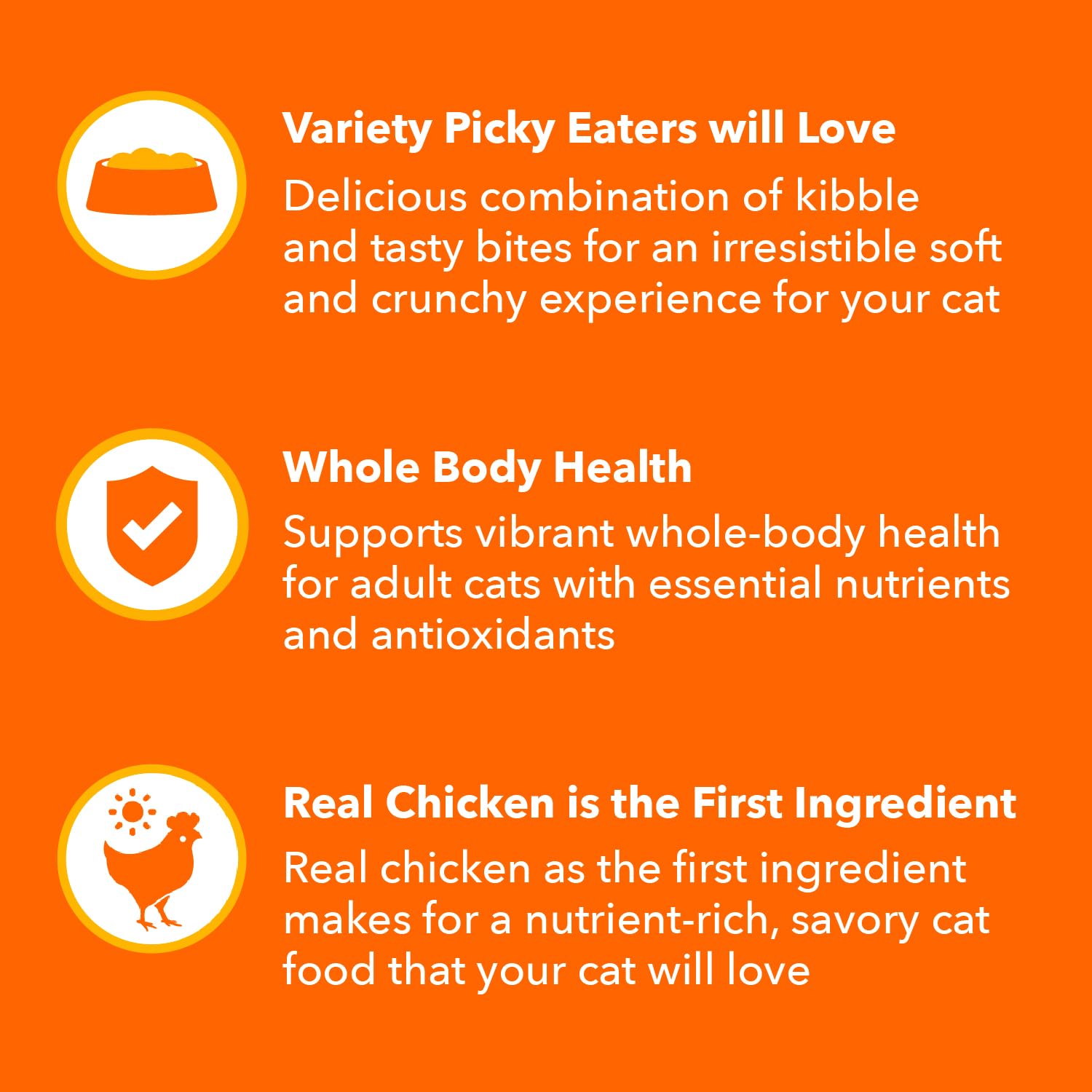 Iams Healthy Enjoyment Dry Cat Food Chicken & Beef Recipe, 3 lb. Bag